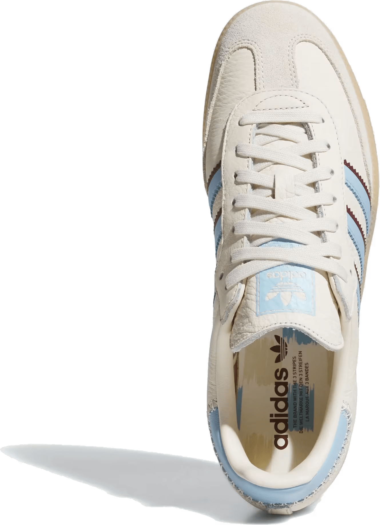 adidas Samba OG Wonder White Clear Sky Shadow Red