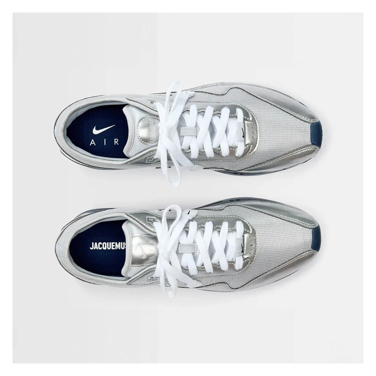 Jacquemus x Nike Air Max 1 '86 "Metallic Silver"