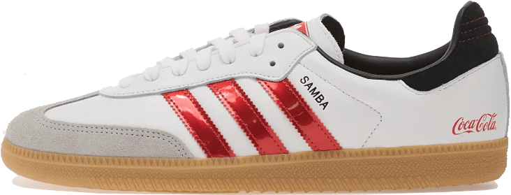 Coca-Cola x Adidas Samba OG "White Red"
