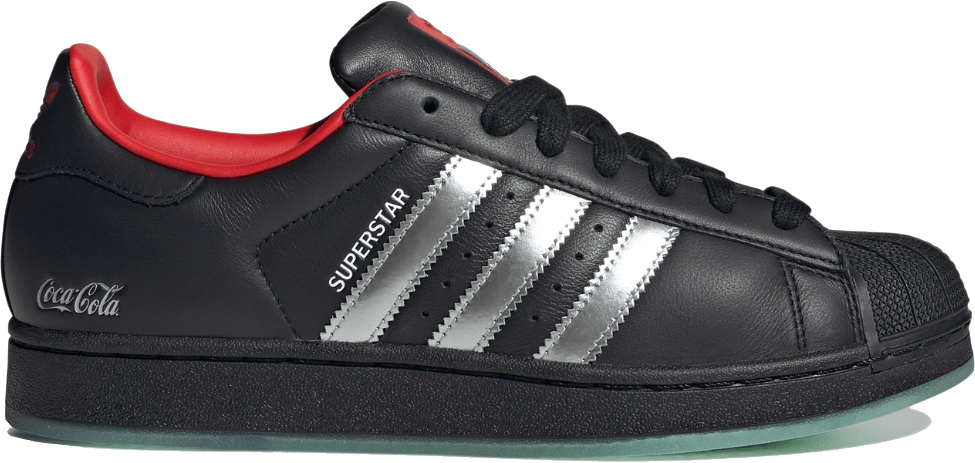 Coca-Cola x Adidas Superstar II "Black"