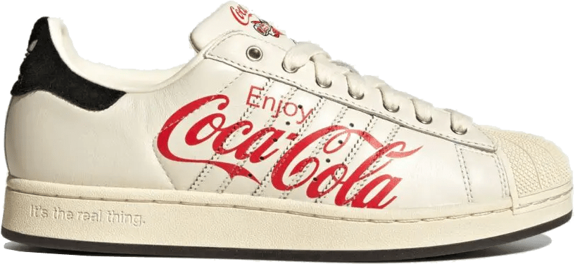 Coca Cola x Adidas Superstar II “White”
