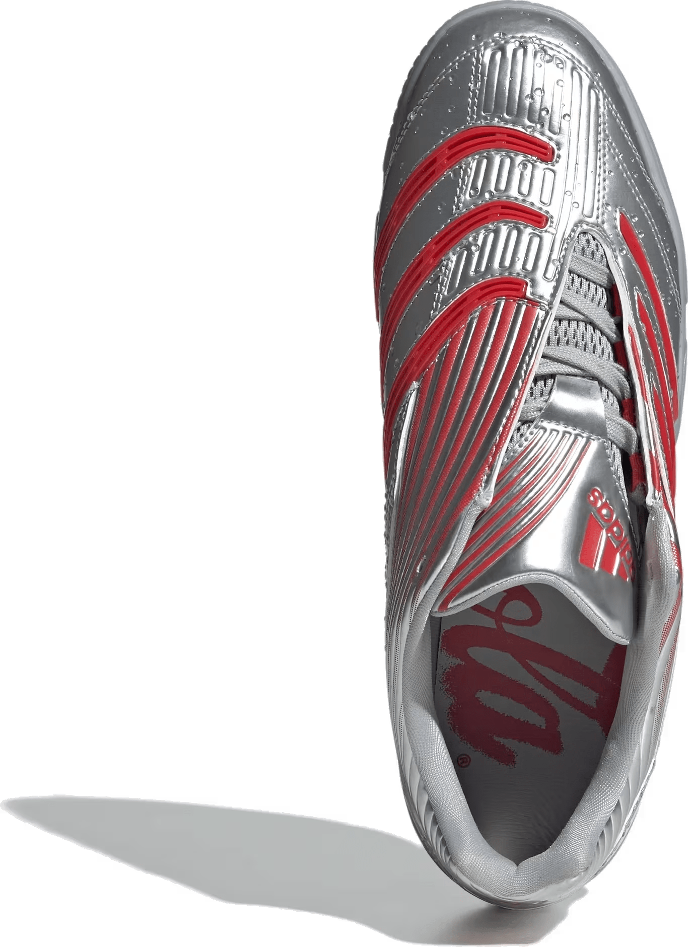 Coca-Cola x Adidas Predator Sala "Silver Metallic"