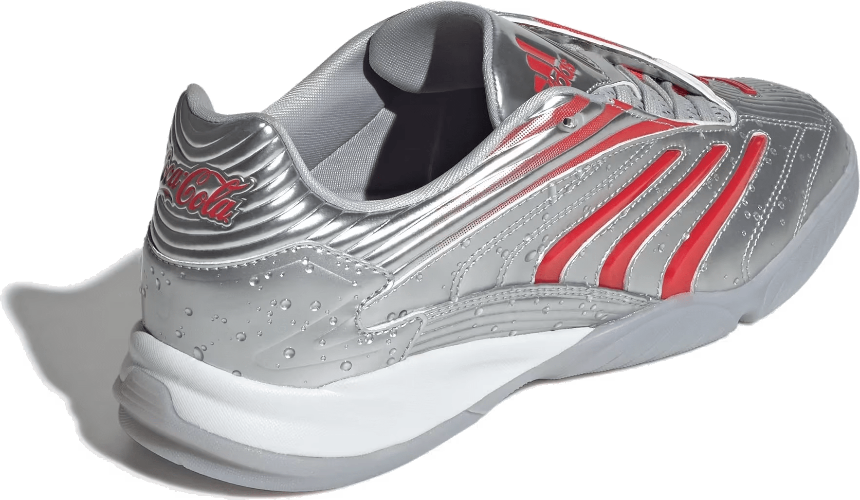 Coca-Cola x Adidas Predator Sala "Silver Metallic"