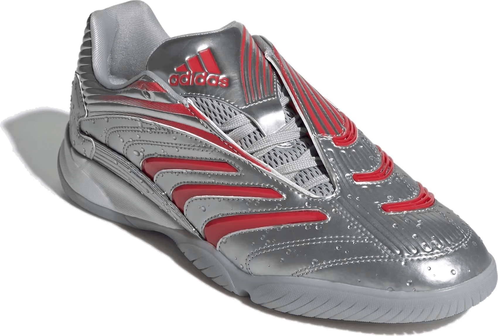Coca-Cola x Adidas Predator Sala "Silver Metallic"