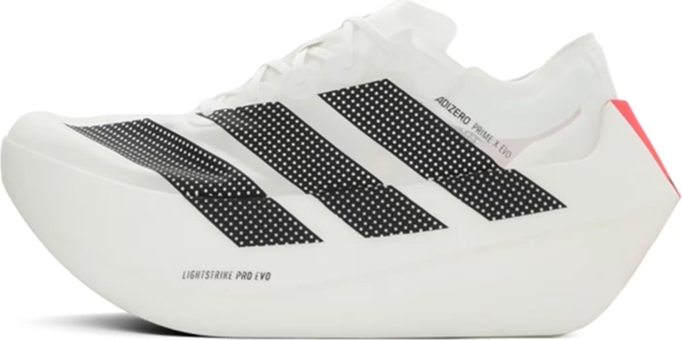 adidas Adizero Evo X White Black Lucid Red