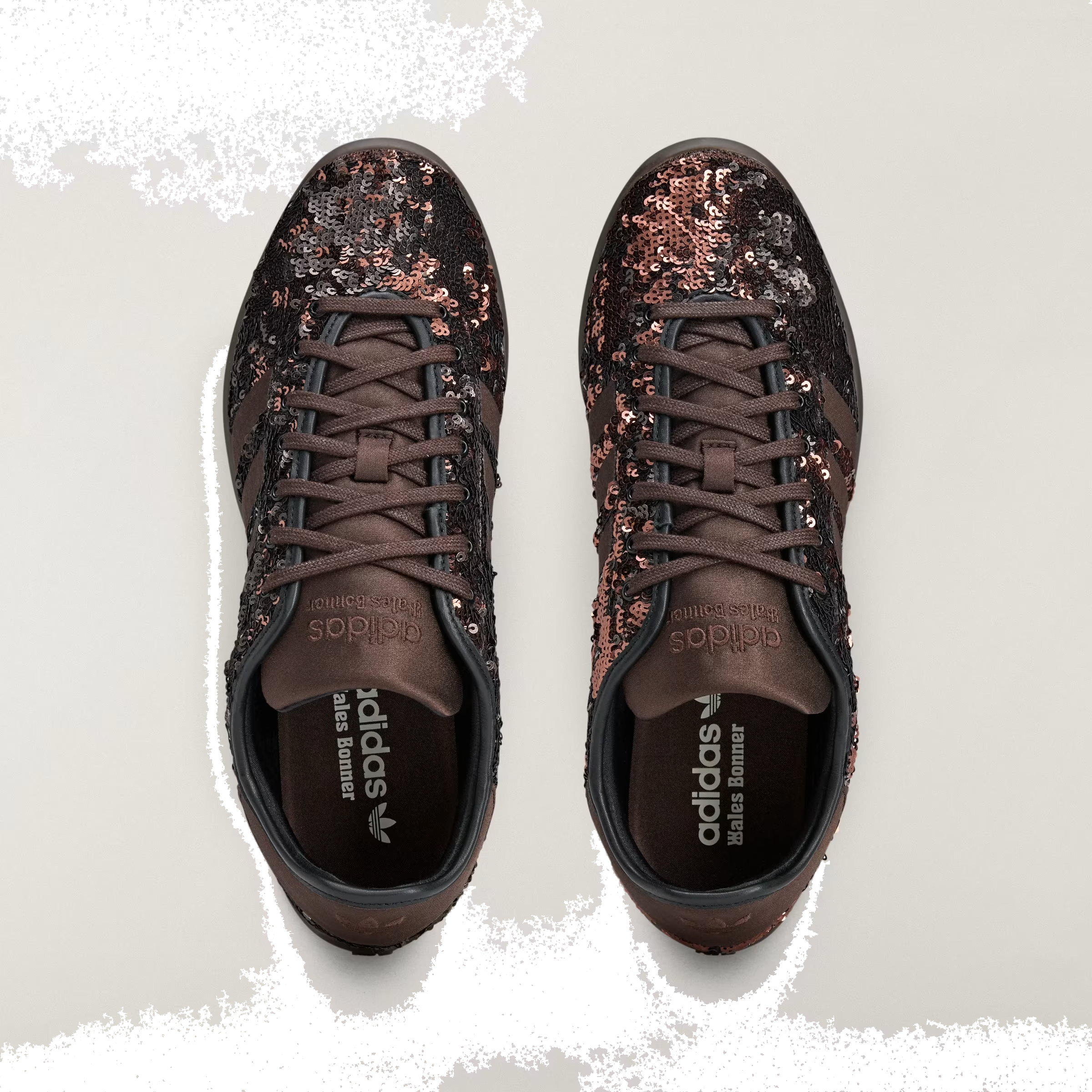 Wales Bonner x Adidas Karintha Sequin "Dark Brown"
