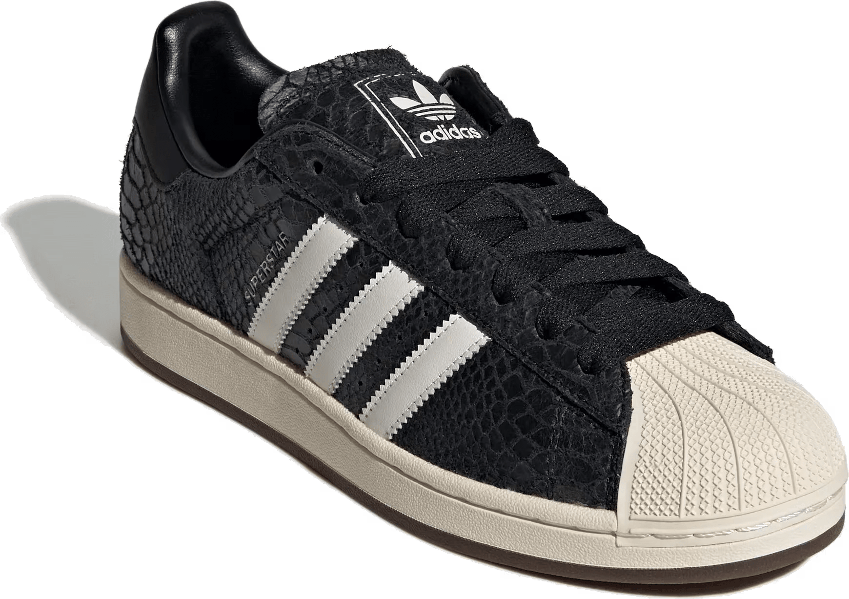 adidas Superstar II "Core Black Croc"