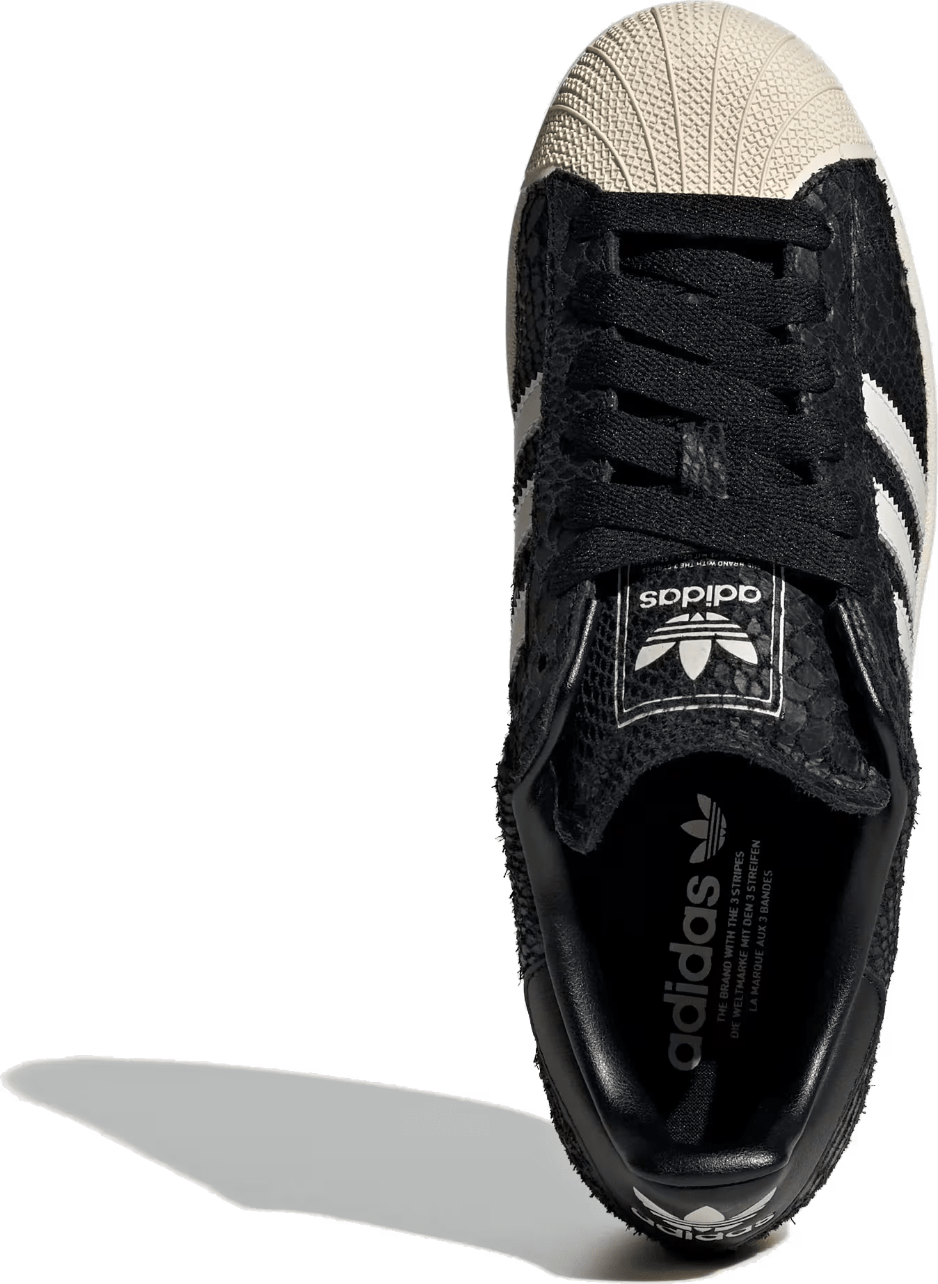 adidas Superstar II "Core Black Croc"