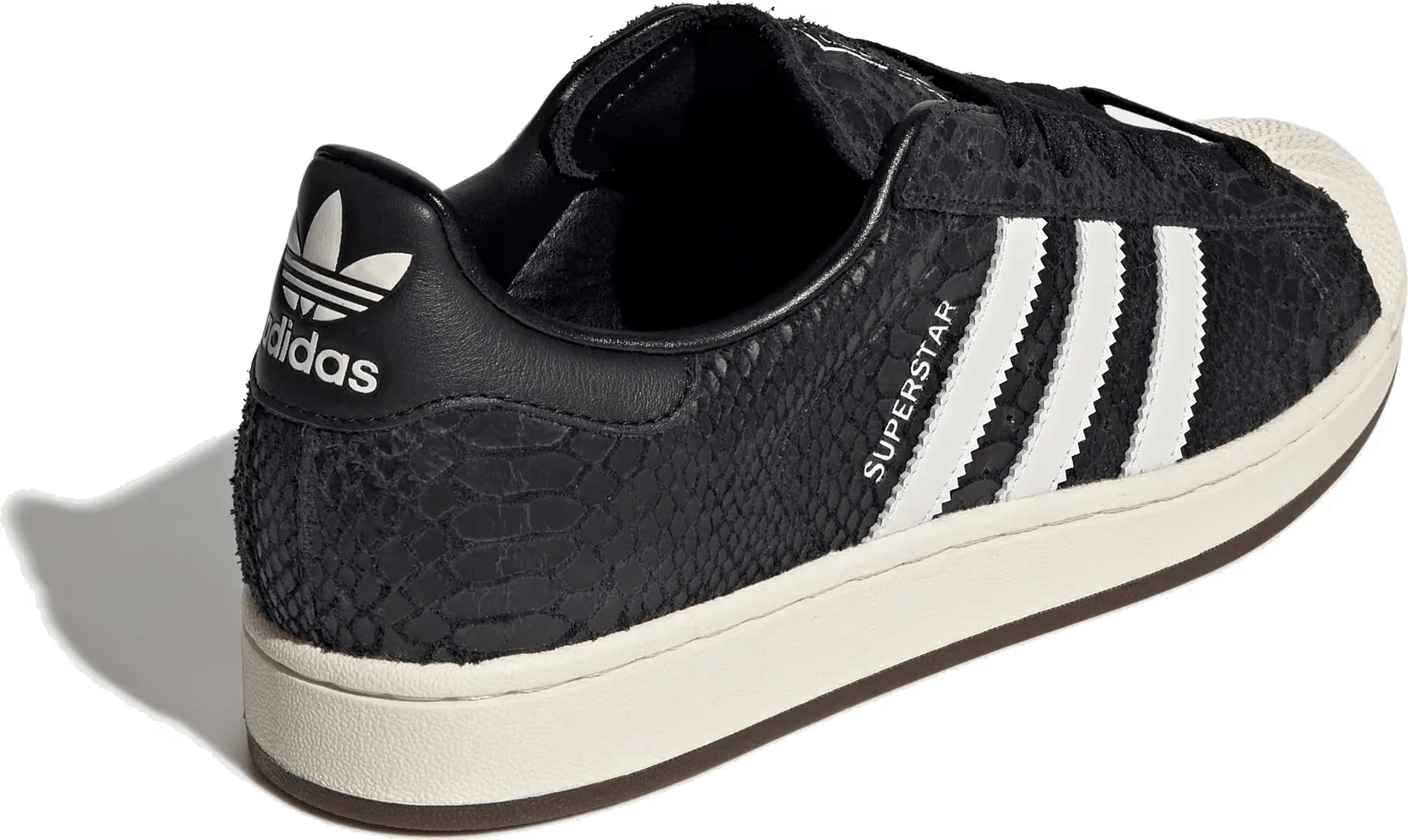 adidas Superstar II "Core Black Croc"