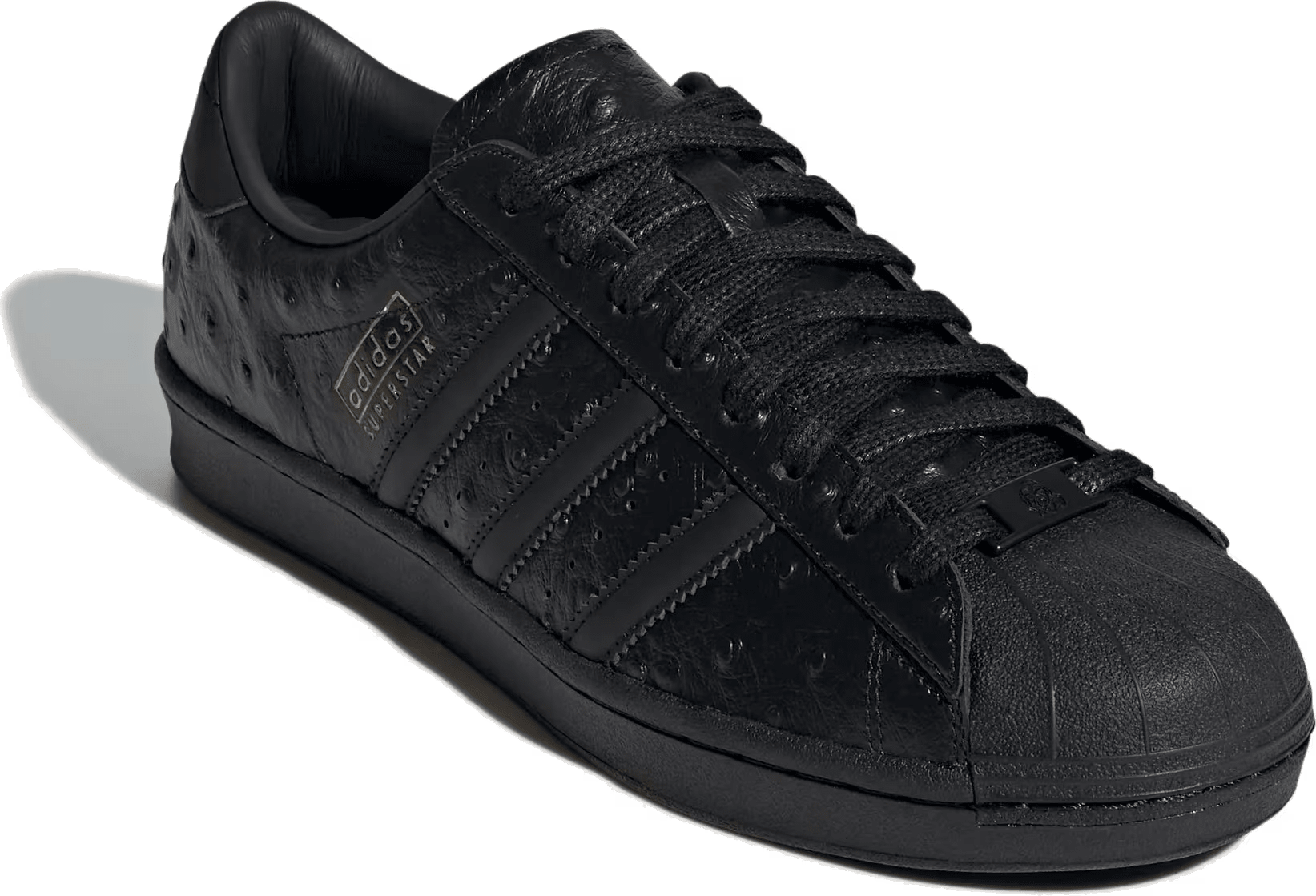 Footpatrol x Adidas Consortium Superstar "Black Ostrich"