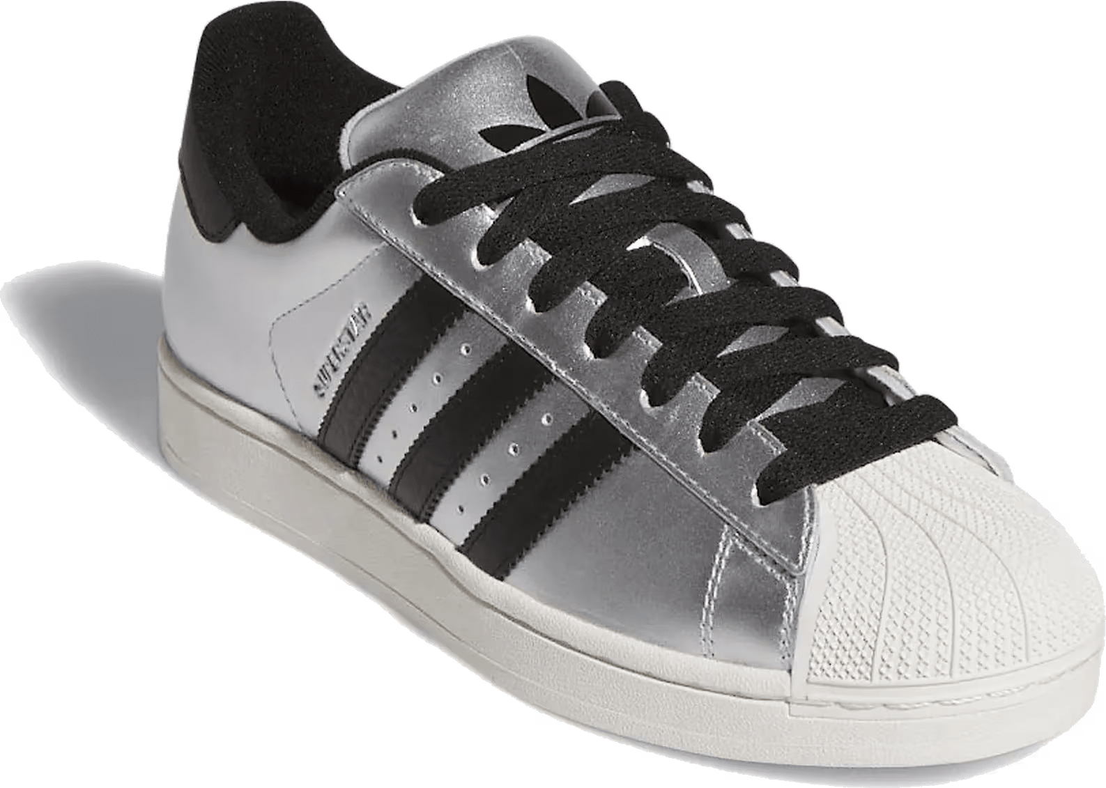 adidas Superstar II Silver Metallic Black