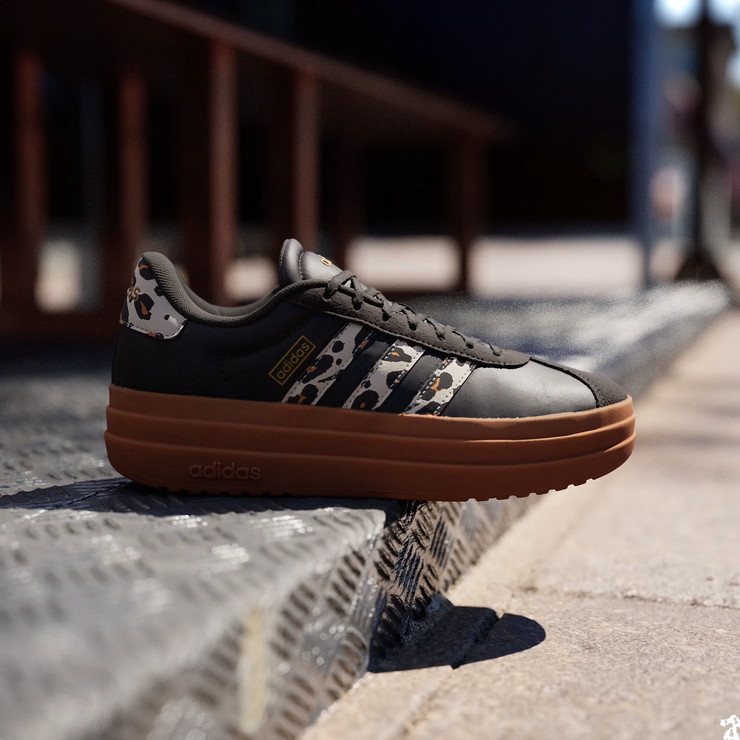 adidas VL COURT BOLD "Aurora Coffee Leopard"