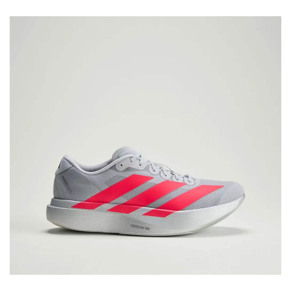 adidas Adizero Evo SL Silver Metallic Lucid Red