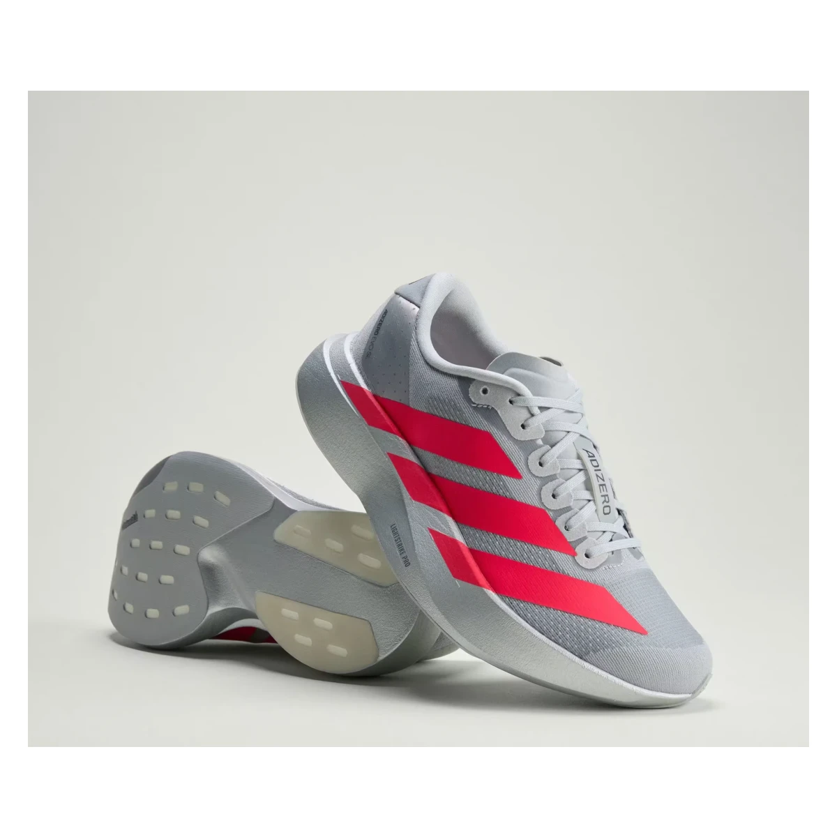 adidas Adizero Evo SL Silver Metallic Lucid Red (Women's)