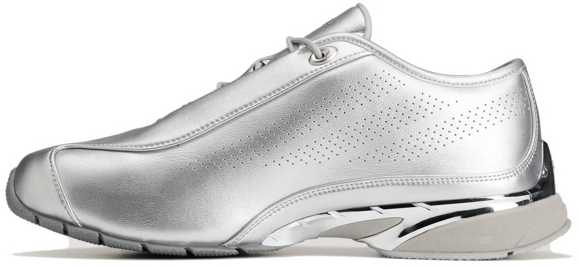 Arte Antwerp x Adidas F50 Feather Patent Leather "Silver Metallic"