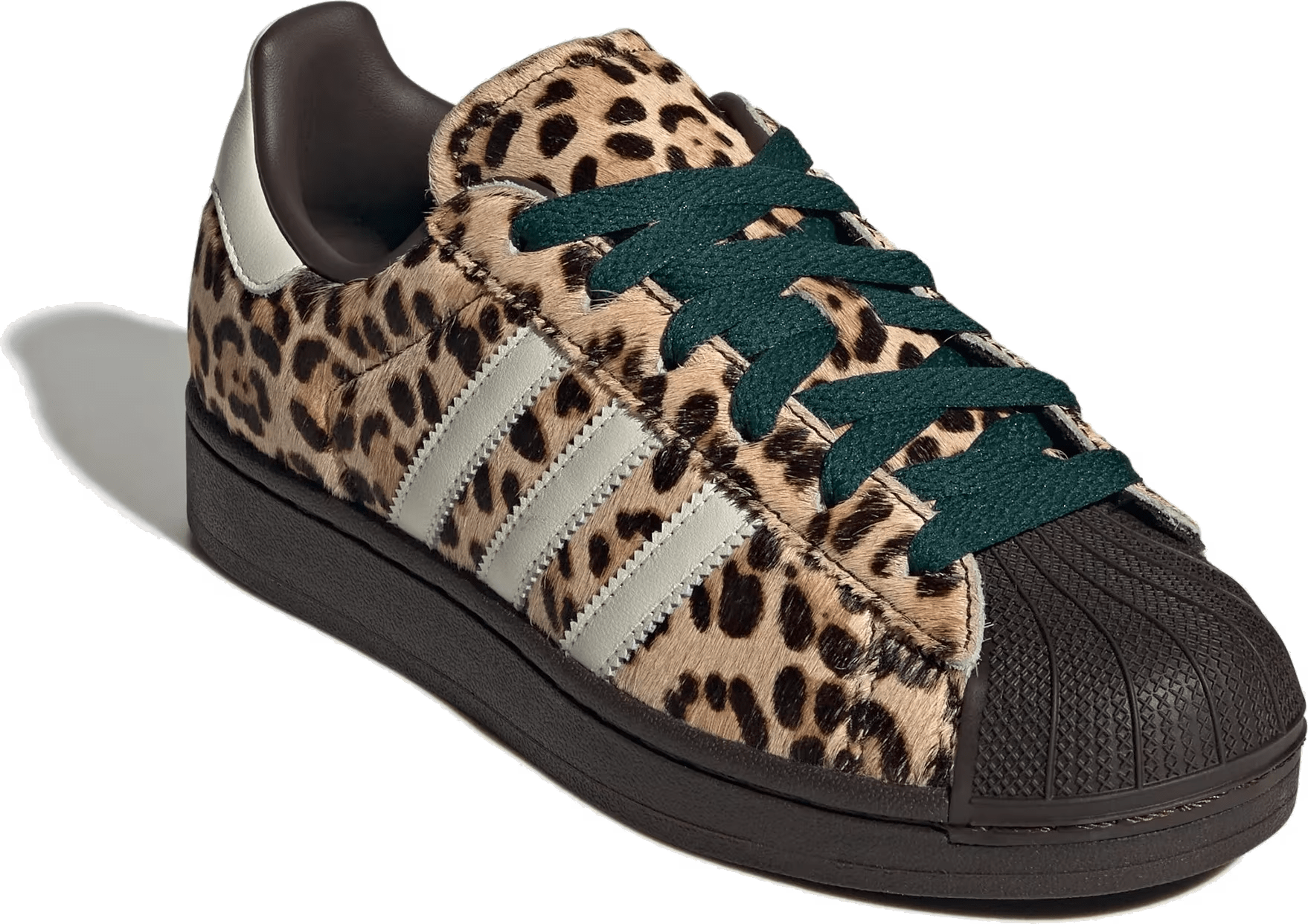 adidas Superstar II "Leopard Dark Brown Ivory"