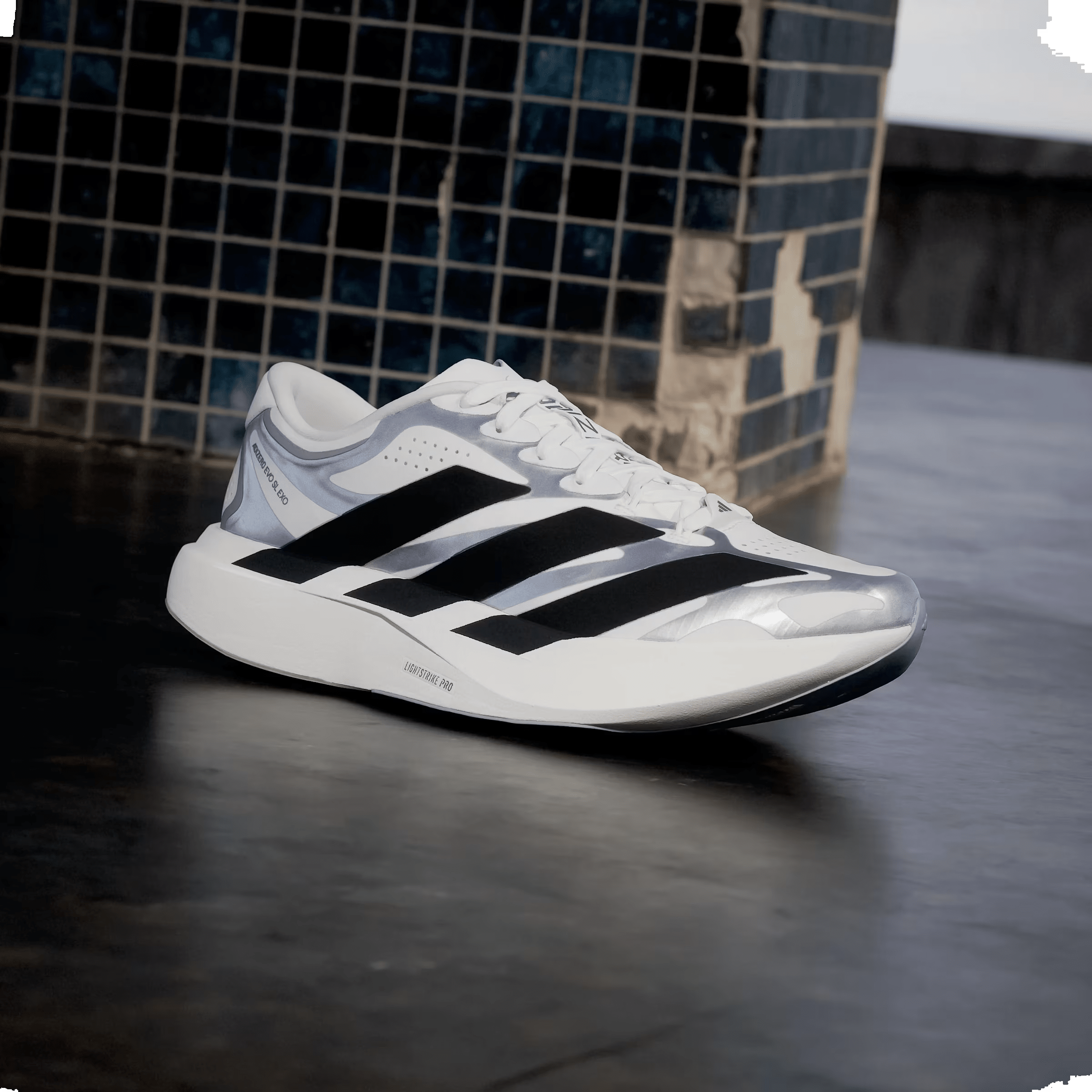 adidas Adizero EVO SL EXO White Black Silver (Women's)