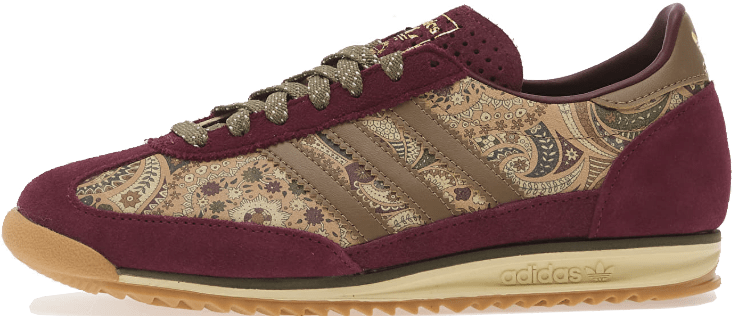 Liberty London x Adidas SL 72 OG Wmns "Maroon"
