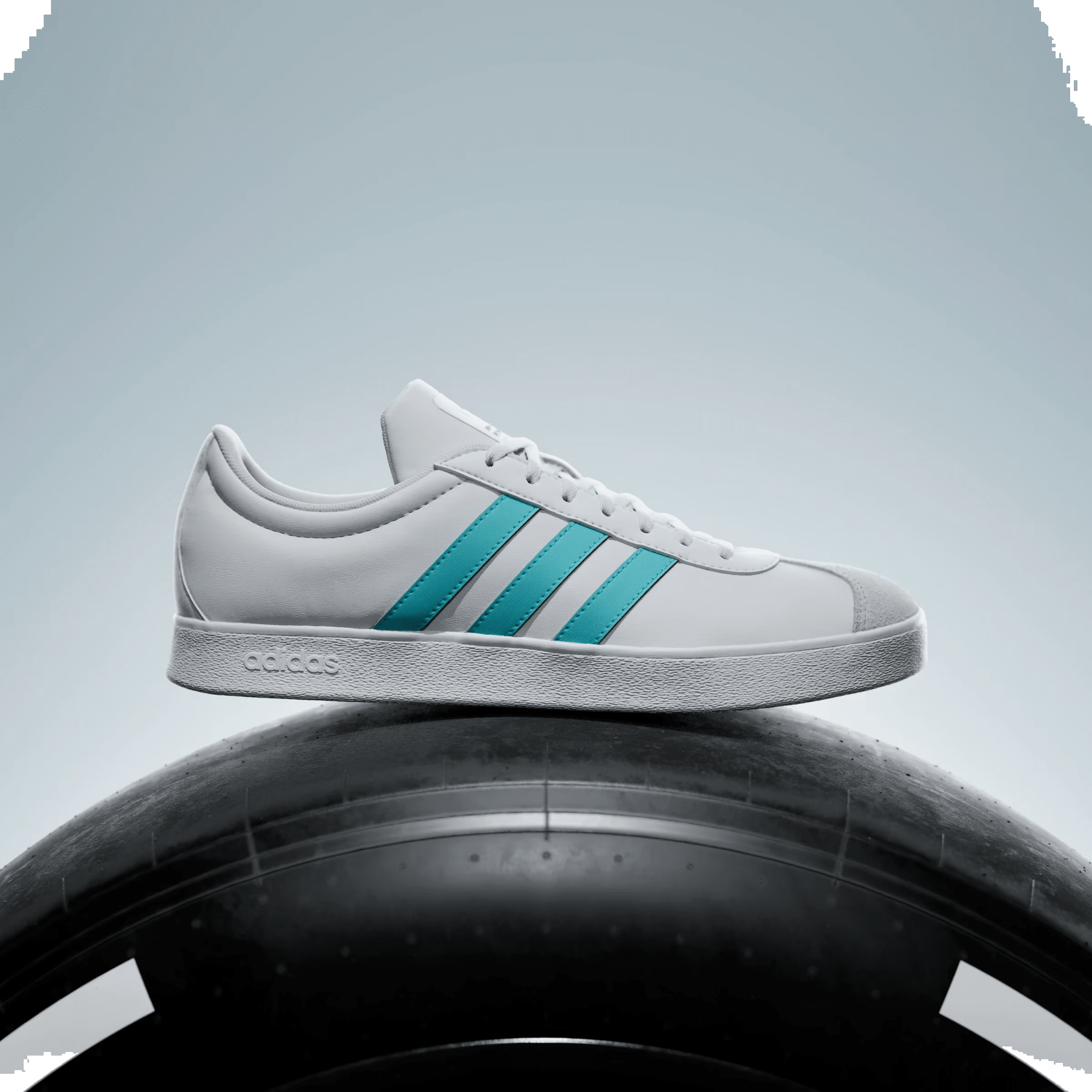adidas VL Court Mercedes-AMG Petronas Formula One Team White Semi Mint Rush