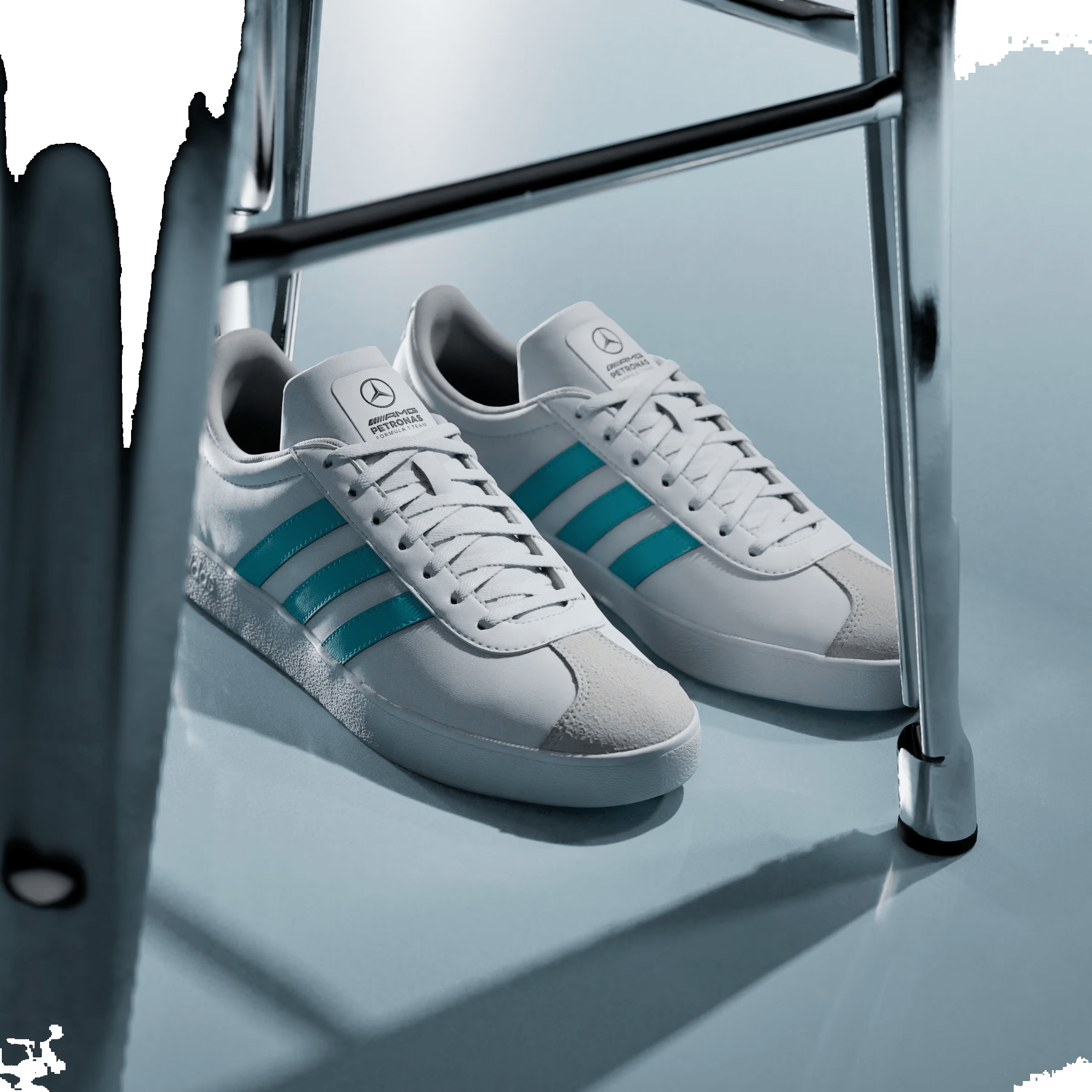 adidas VL Court Mercedes-AMG Petronas Formula One Team White Semi Mint Rush