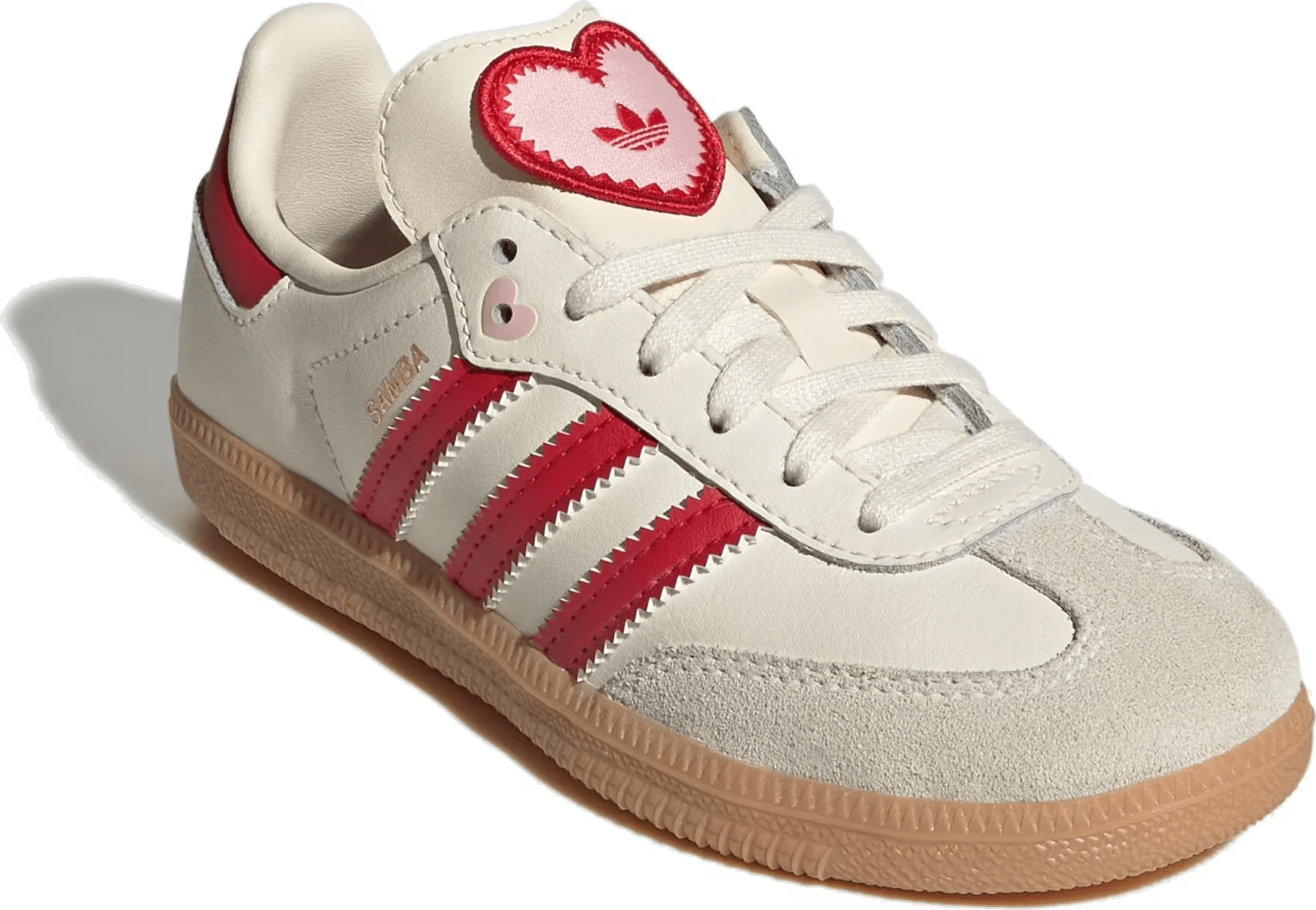 adidas Samba OG Valentine's Day Cream White Scarlet (2026) (PS)