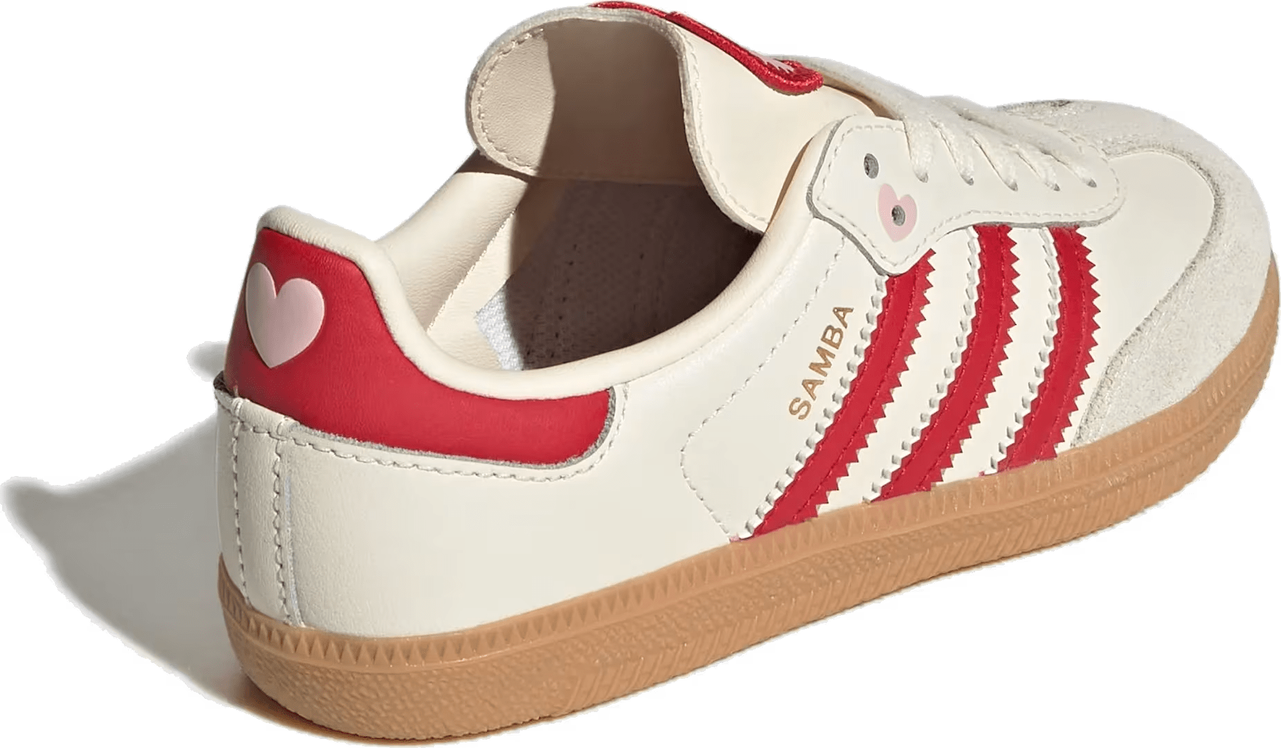 adidas Samba OG Valentine's Day Cream White Scarlet (2026) (PS)
