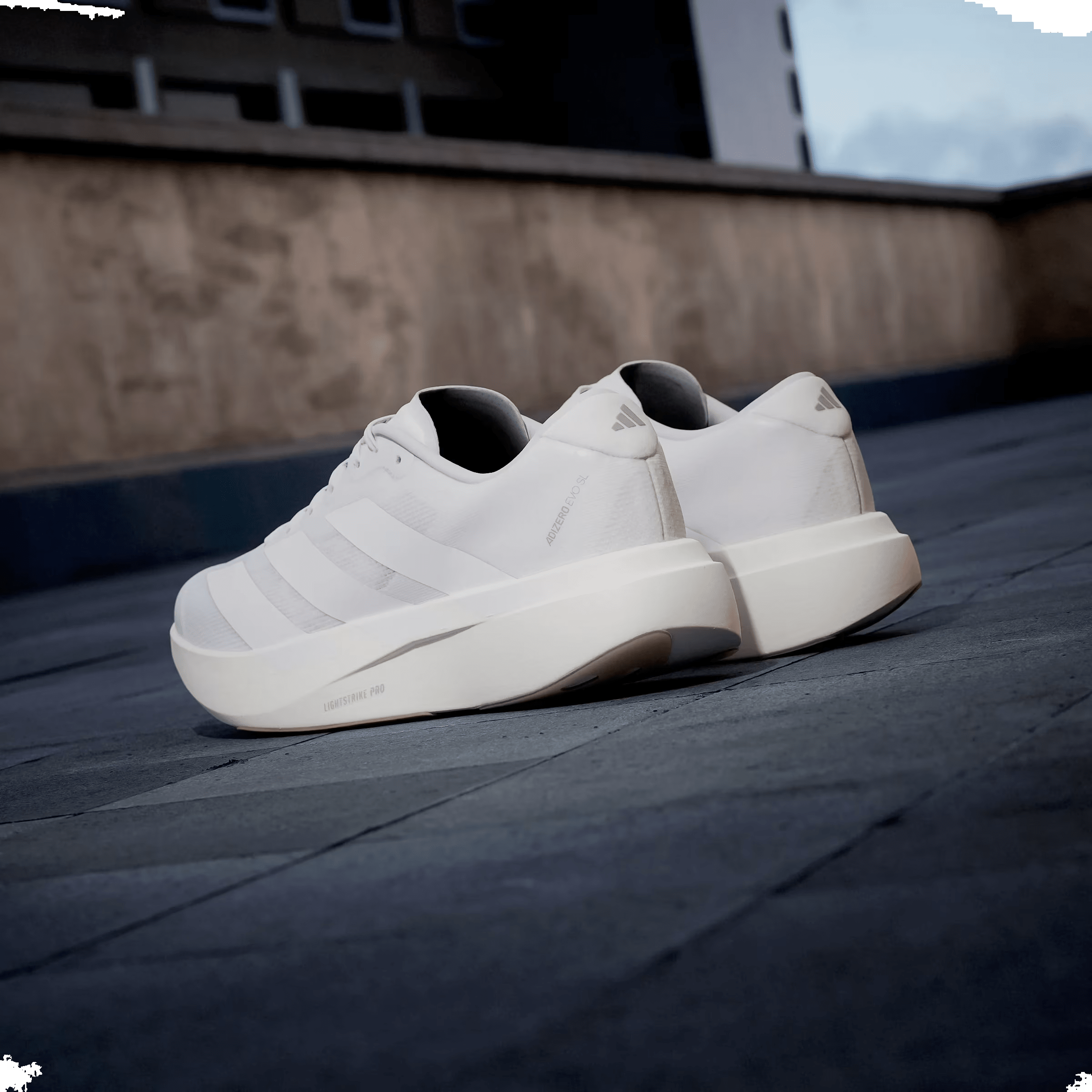 adidas Adizero Evo SL White Warm Sandstone