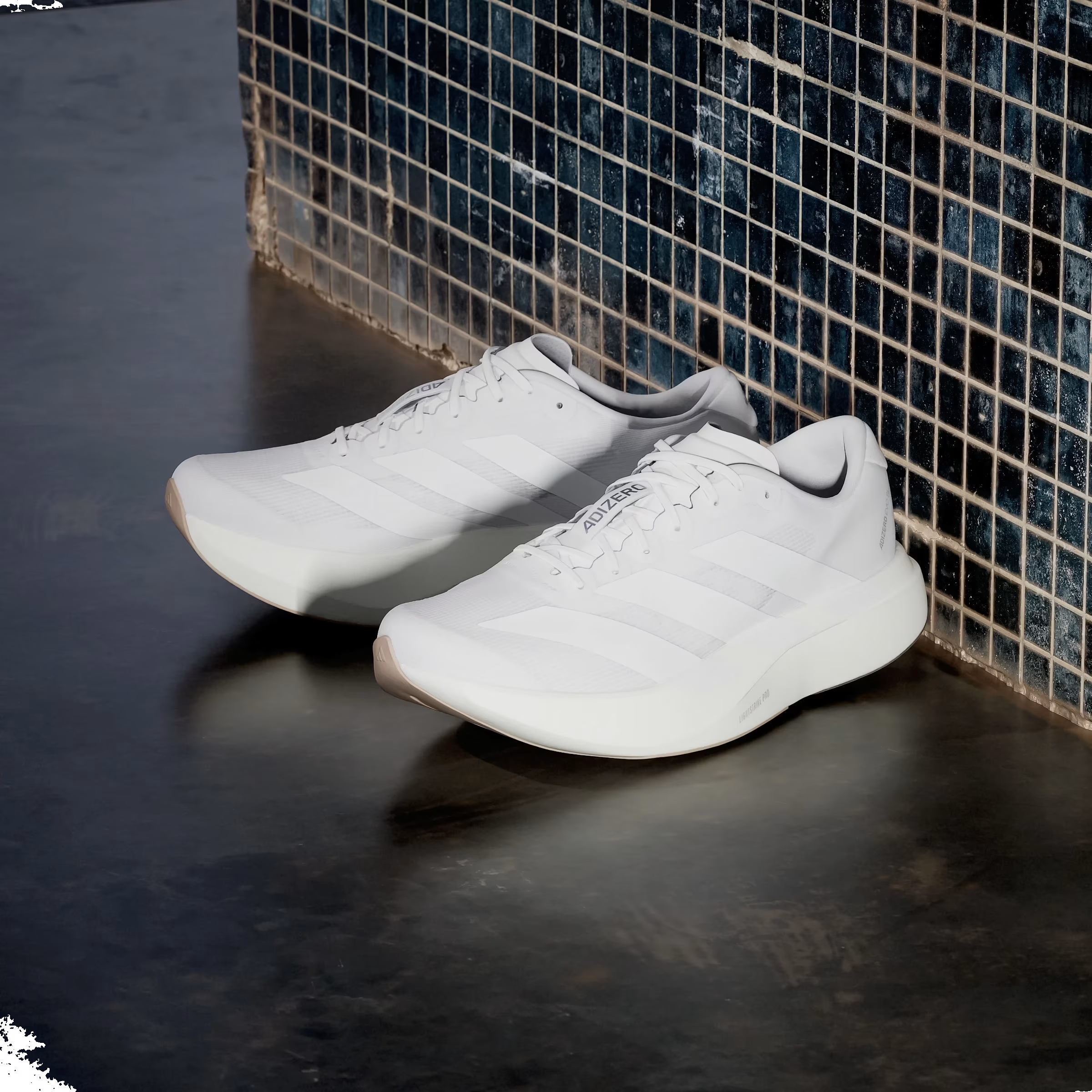 adidas Adizero Evo SL White Warm Sandstone