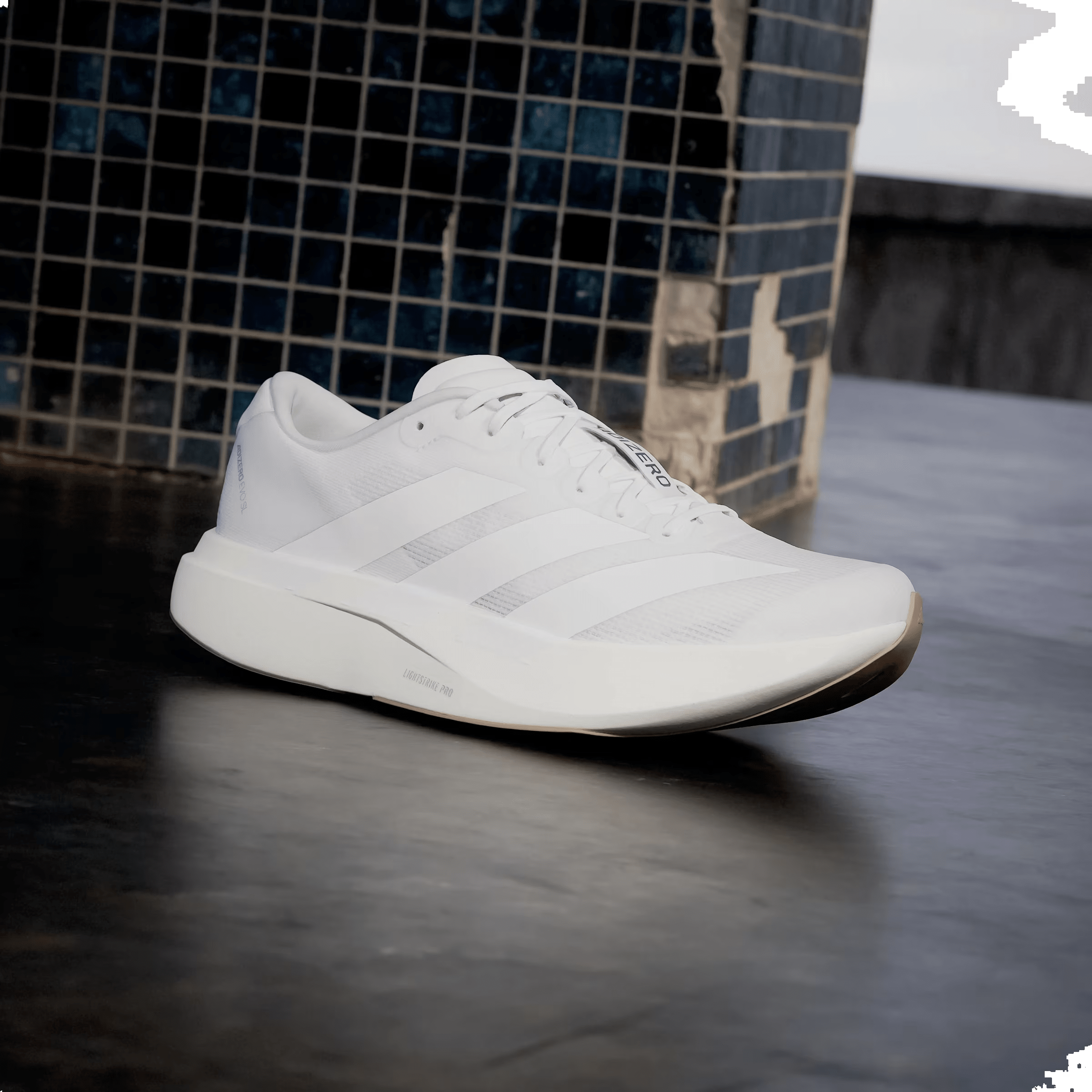 adidas Adizero Evo SL White Warm Sandstone