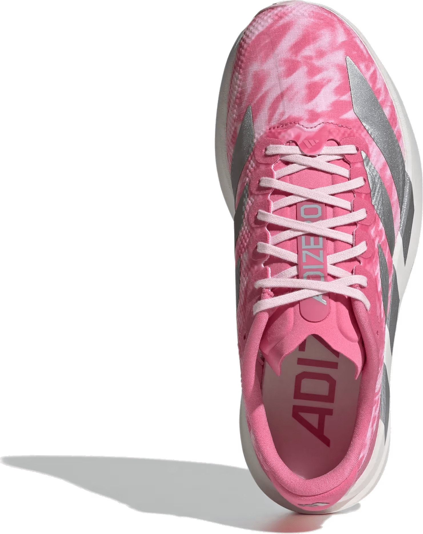 adidas Adizero Evo SL Woven Pink Fusion Silver Metallic (Women's)