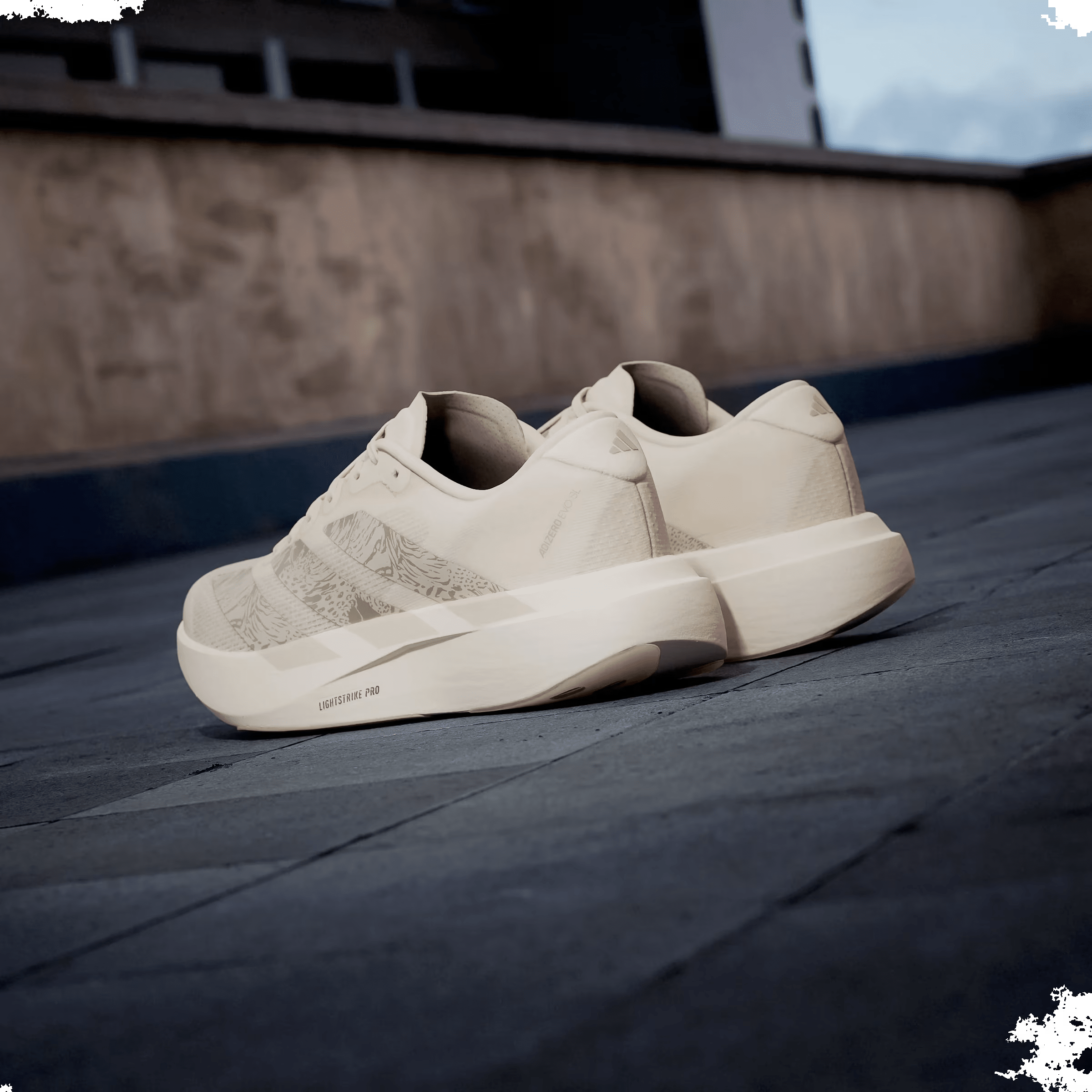 adidas Adizero Evo SL Wonder White Crystal Linen (Women's)