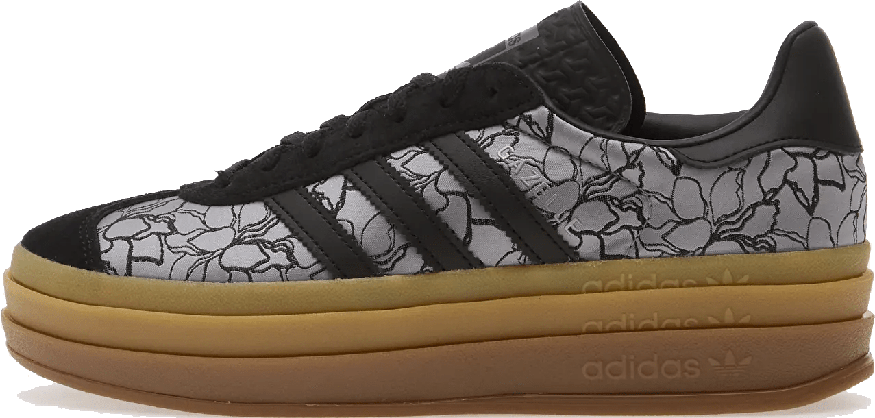 Adidas Gazelle Bold "Black Iron Metallic"
