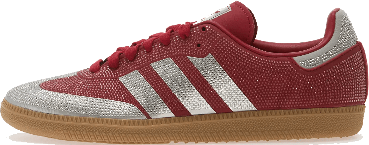 Adidas Samba OG "Rhinestone Team Victory Red"