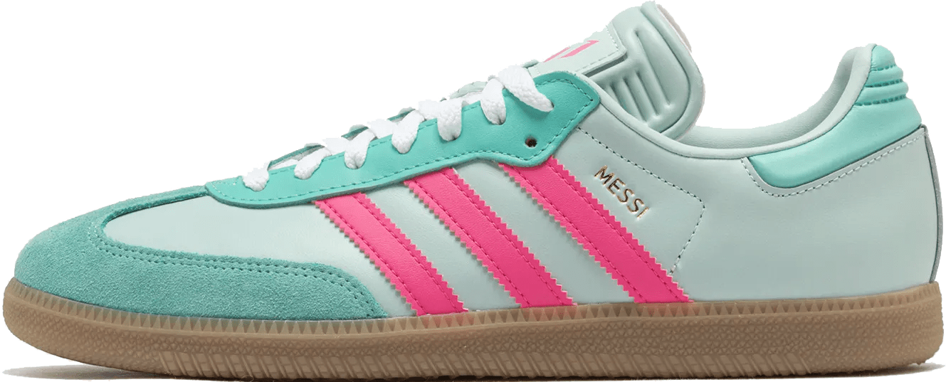 Messi x Adidas Samba "Halo Mint"