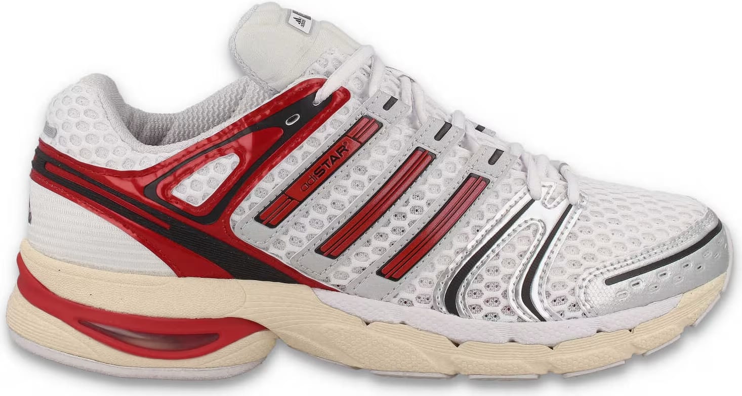 adidas Adistar Control 5 White Better Scarlet Grey