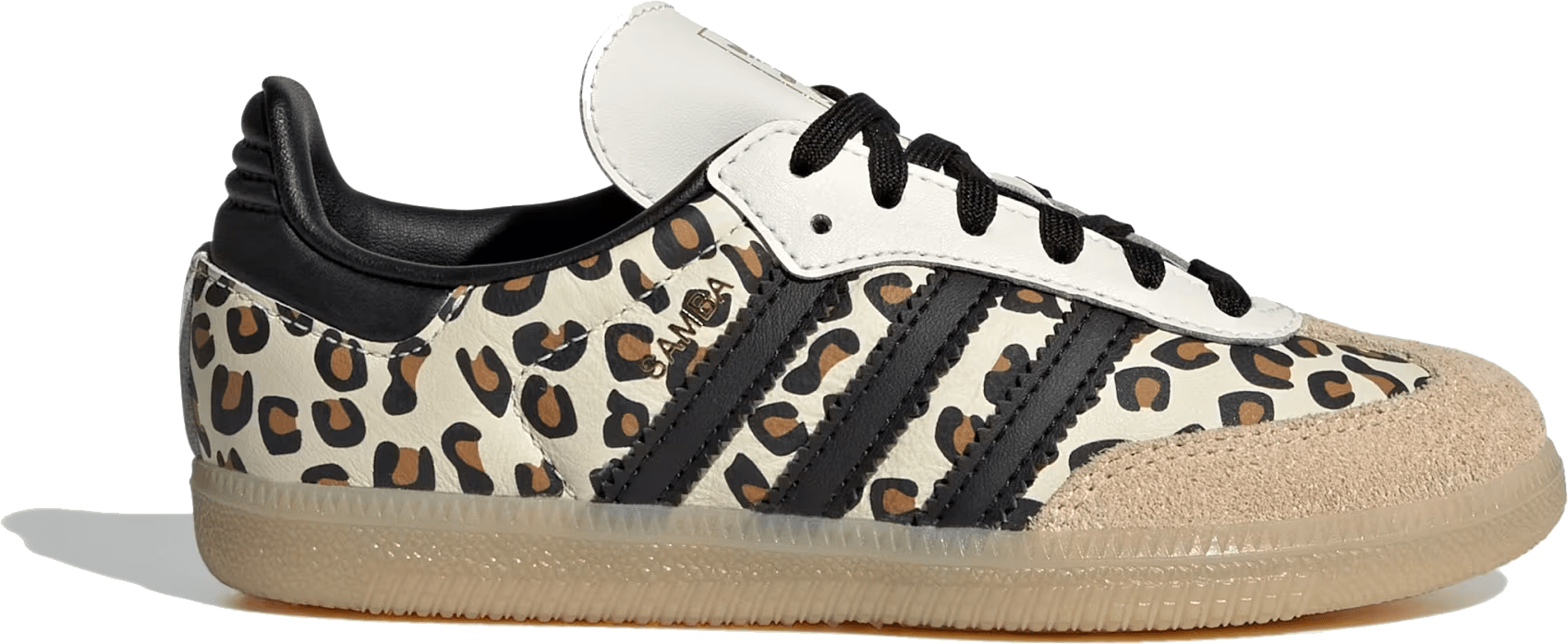 adidas Samba OG PS "Cream White Leopard"