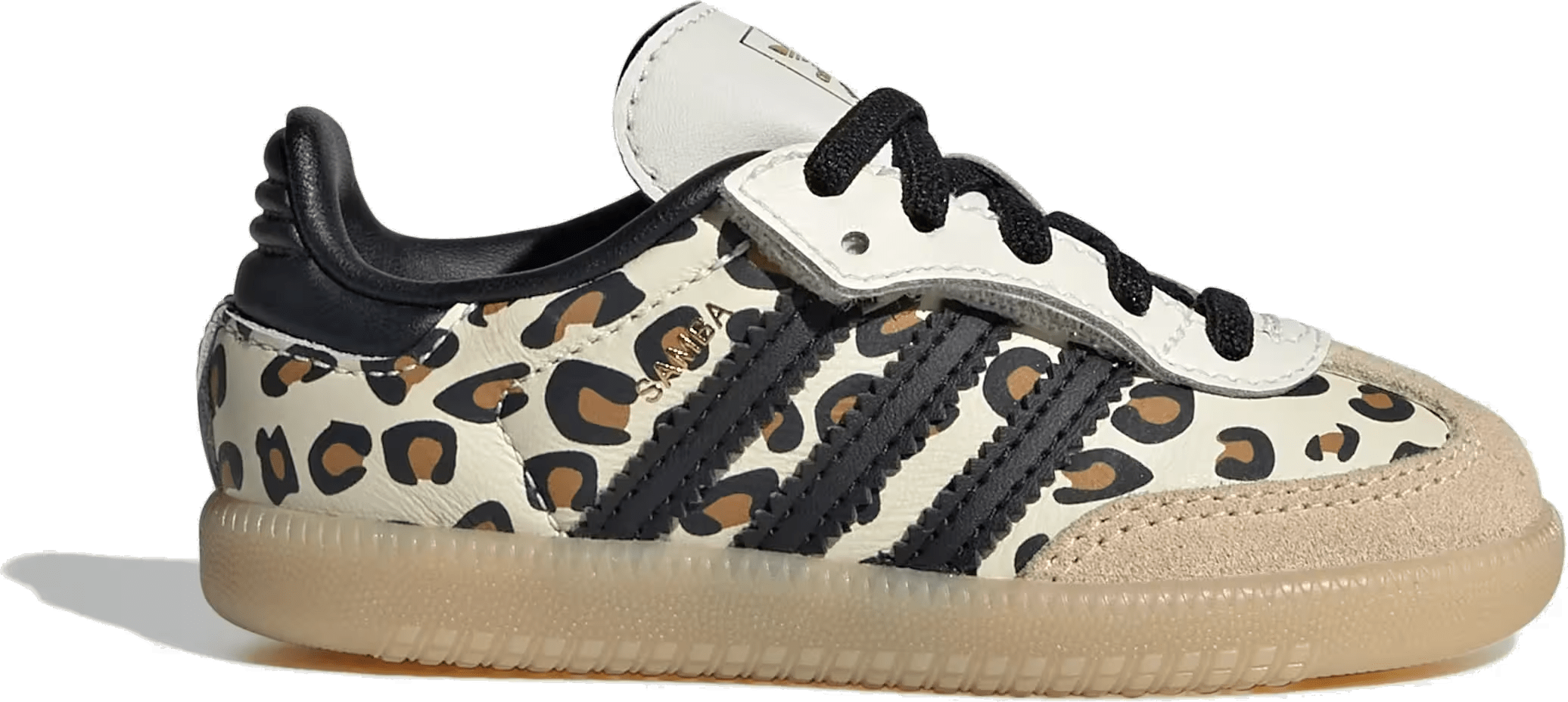 adidas Samba OG Comfort Closure Elastic Lace "Cream White Leopard"