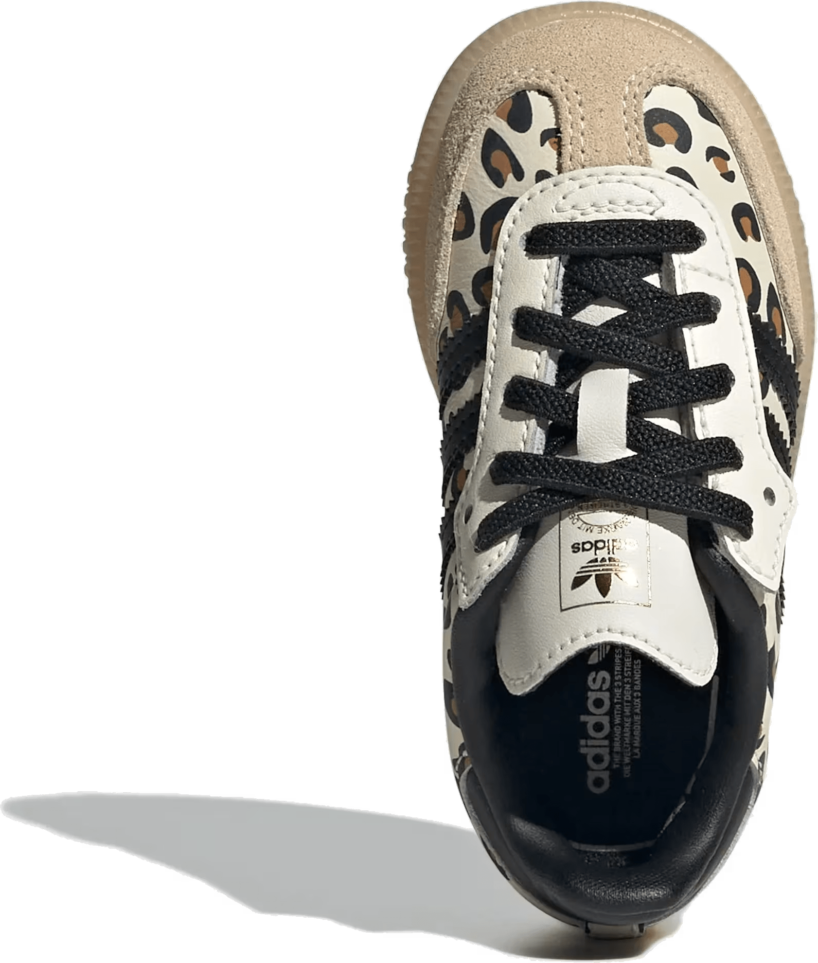 adidas Samba OG Comfort Closure Elastic Lace "Cream White Leopard"
