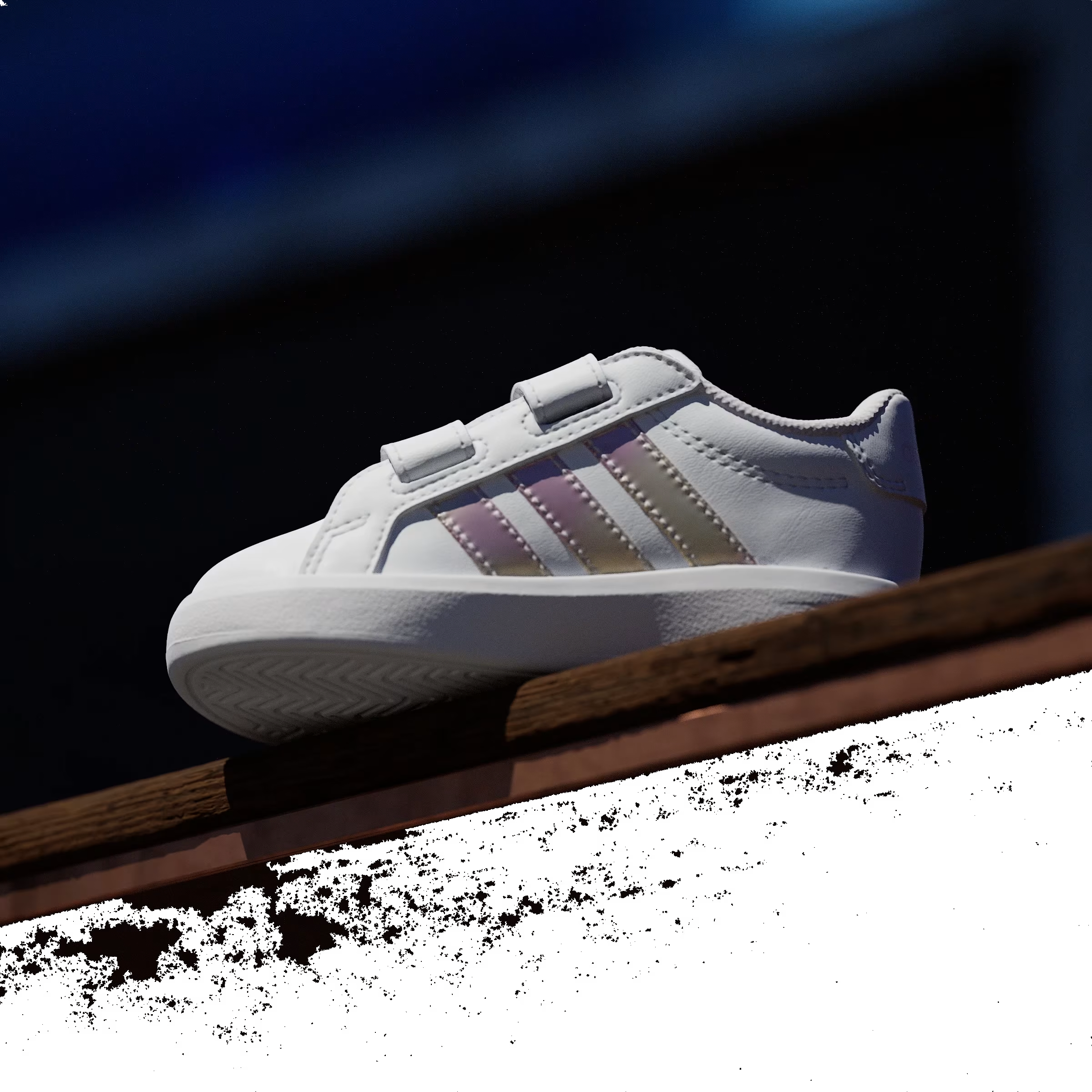 adidas Grand Court 3.0 White Iridescent (TD)