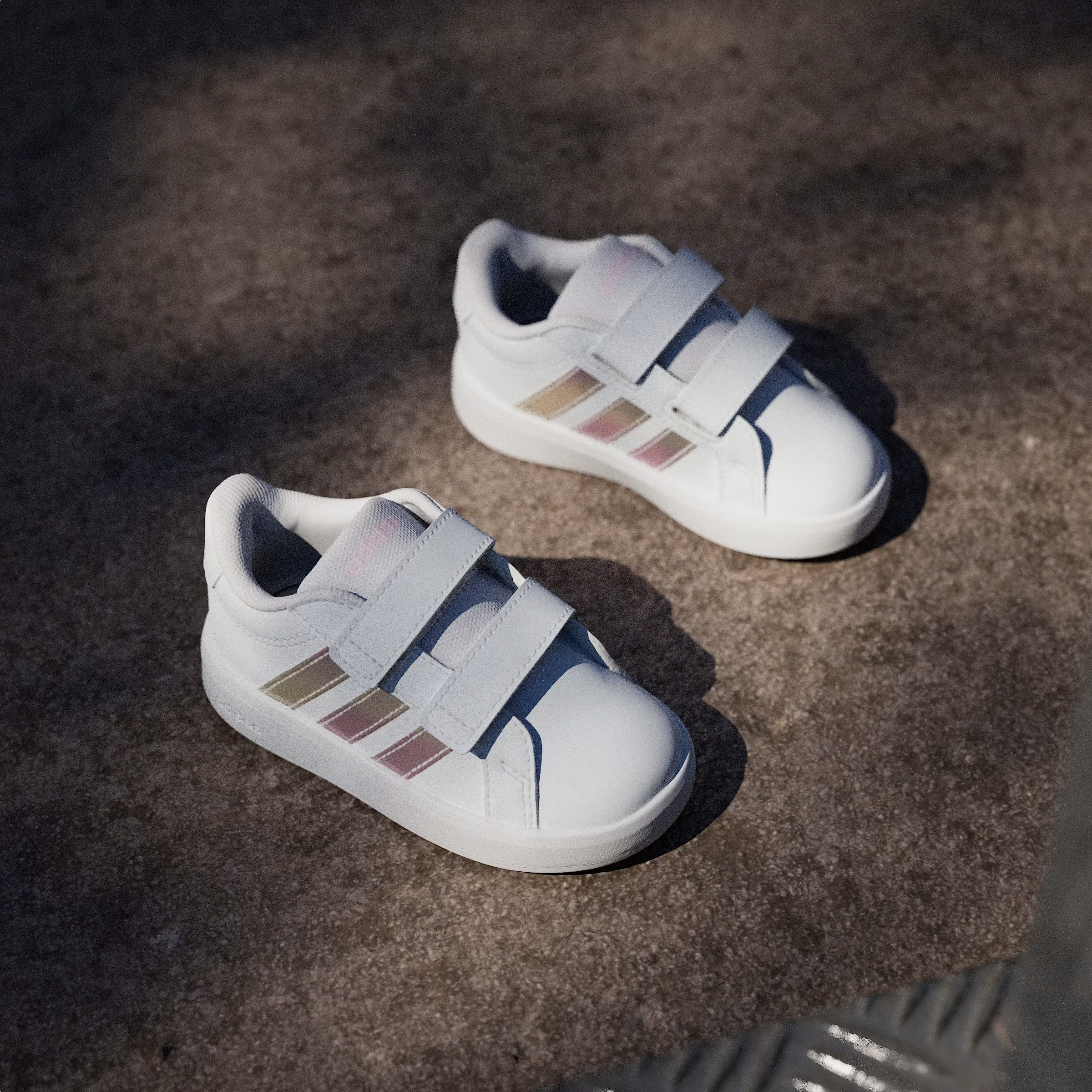 adidas Grand Court 3.0 White Iridescent (TD)