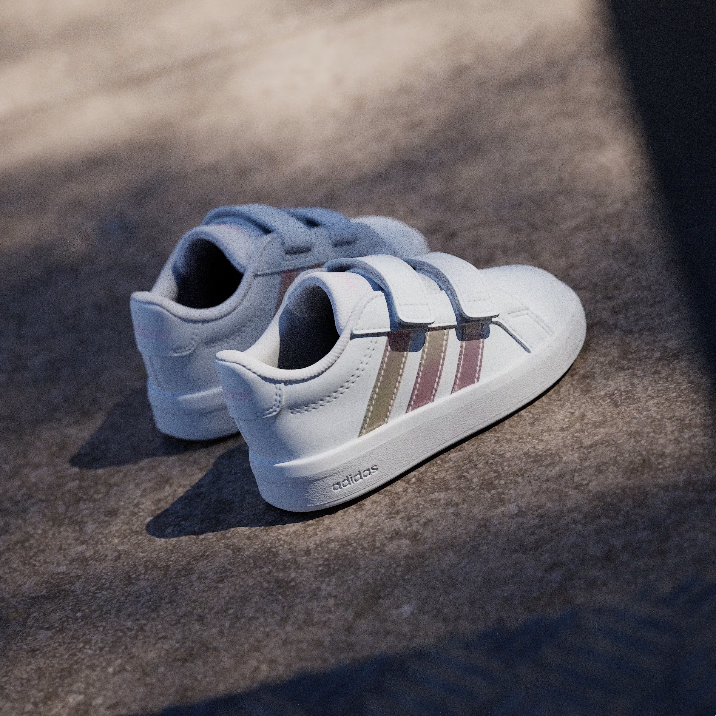 adidas Grand Court 3.0 White Iridescent (TD)