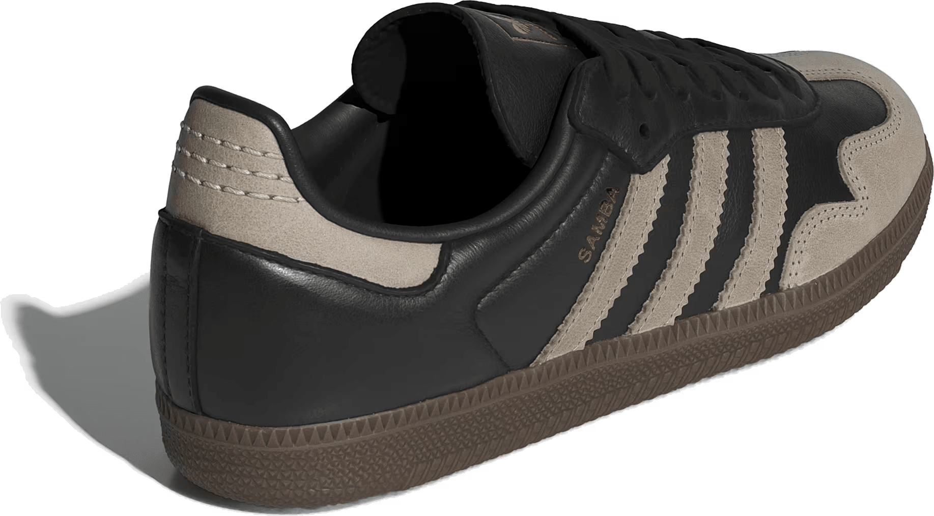 Adidas Samba OG "Core Black Wonder Beige Gold"