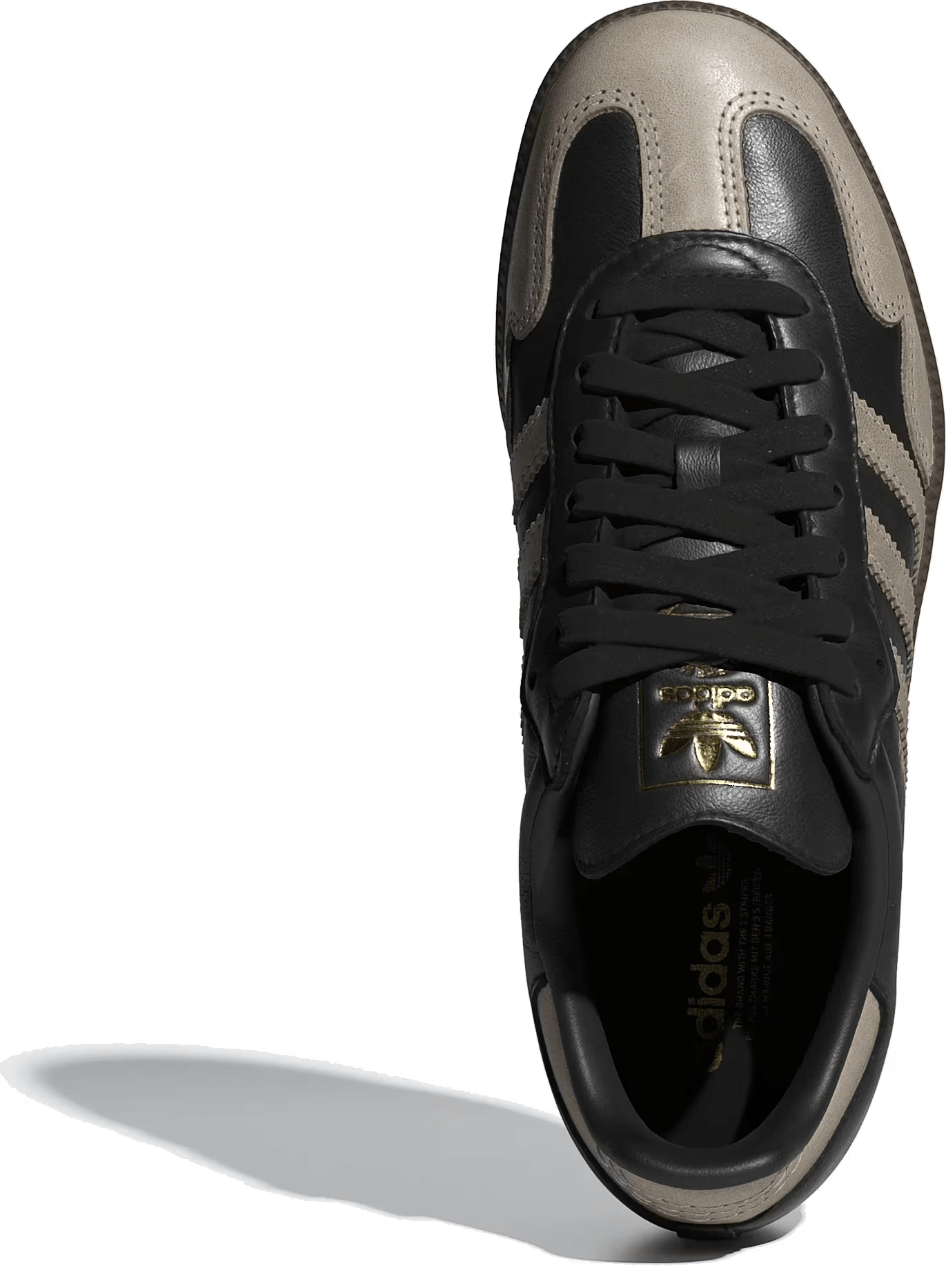 Adidas Samba OG "Core Black Wonder Beige Gold"