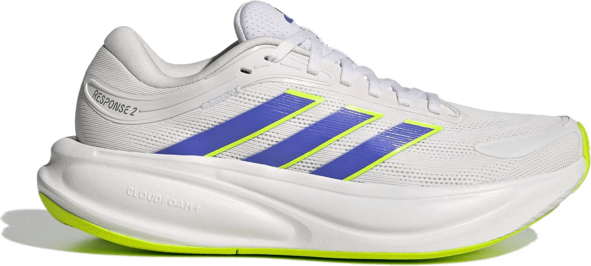 adidas Response 2 White Cobalt Blue Lemon (Women's)
