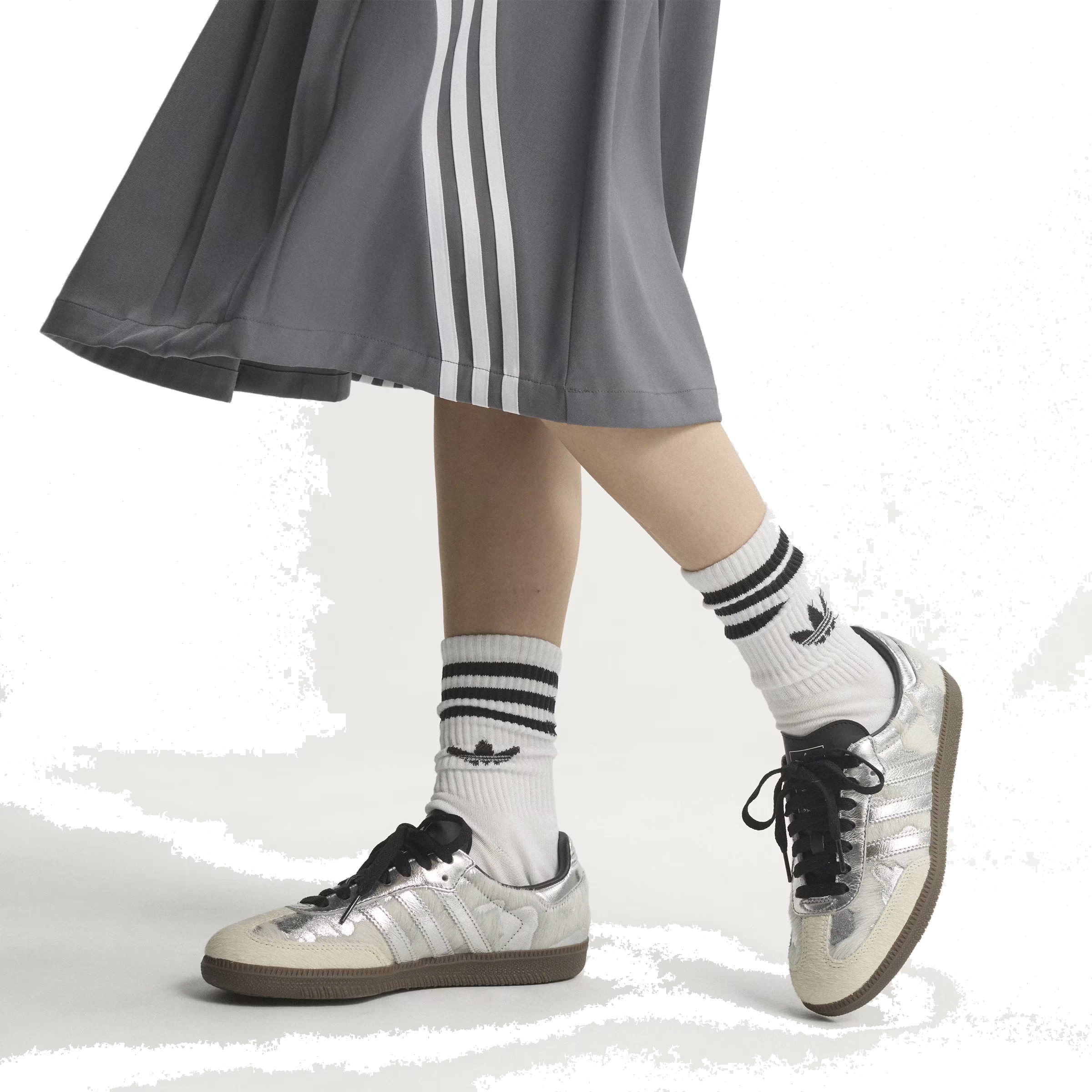 Adidas Samba OG Wmns "Cream White Silver Metallic"