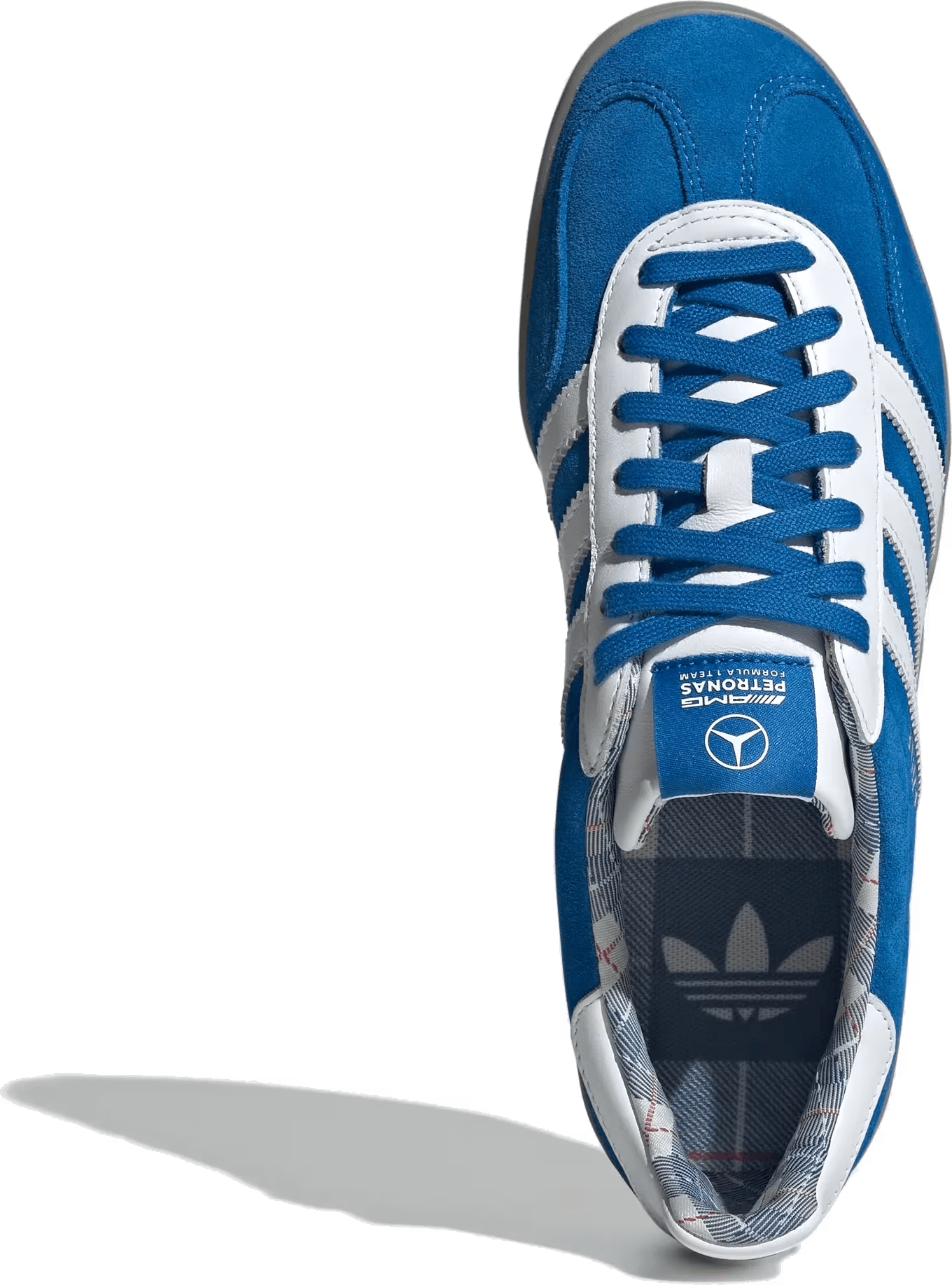 Mercedes AMG Petronas F1 x Adidas Gazelle Indoor "Blue Bird"