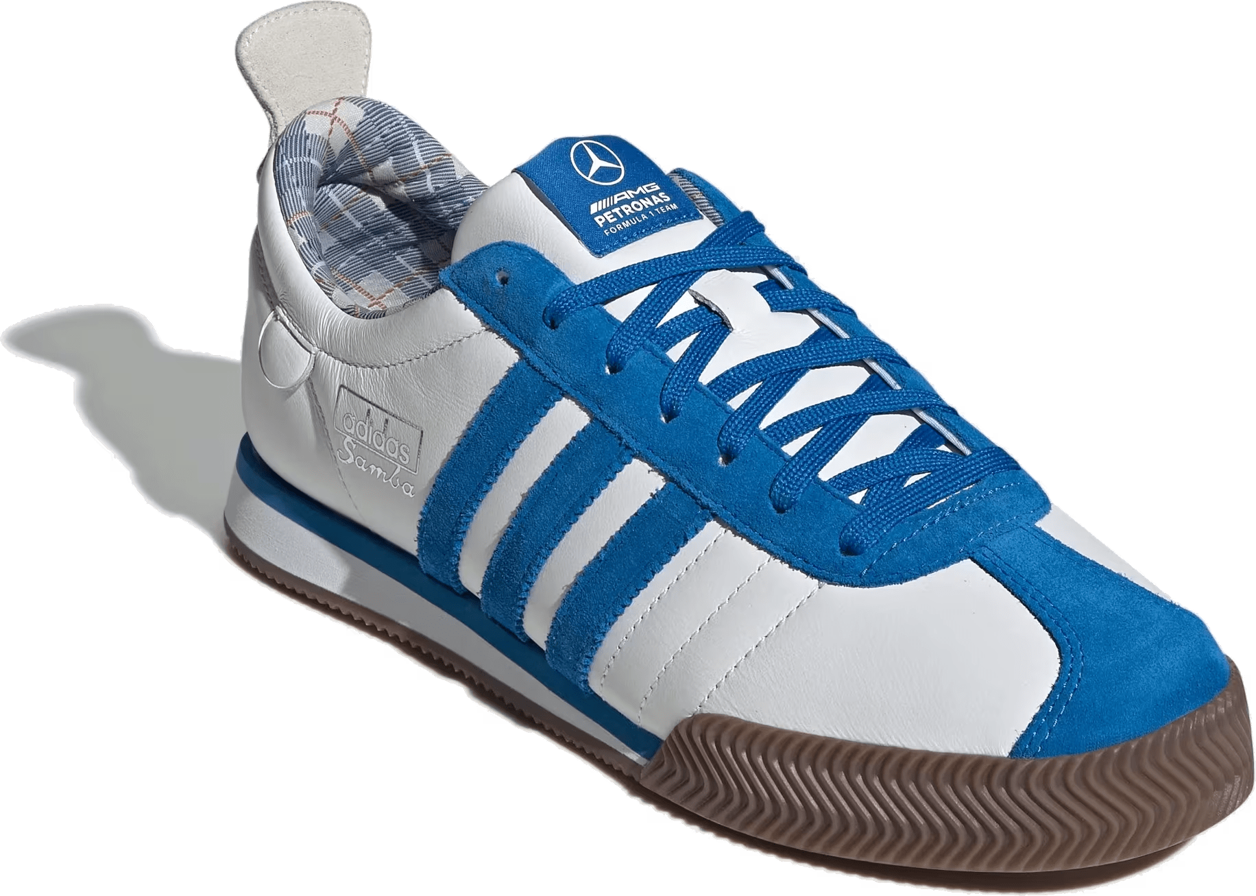 Mercedes AMG Petronas F1 x Adidas Samba 62 Super "Blue Bird"