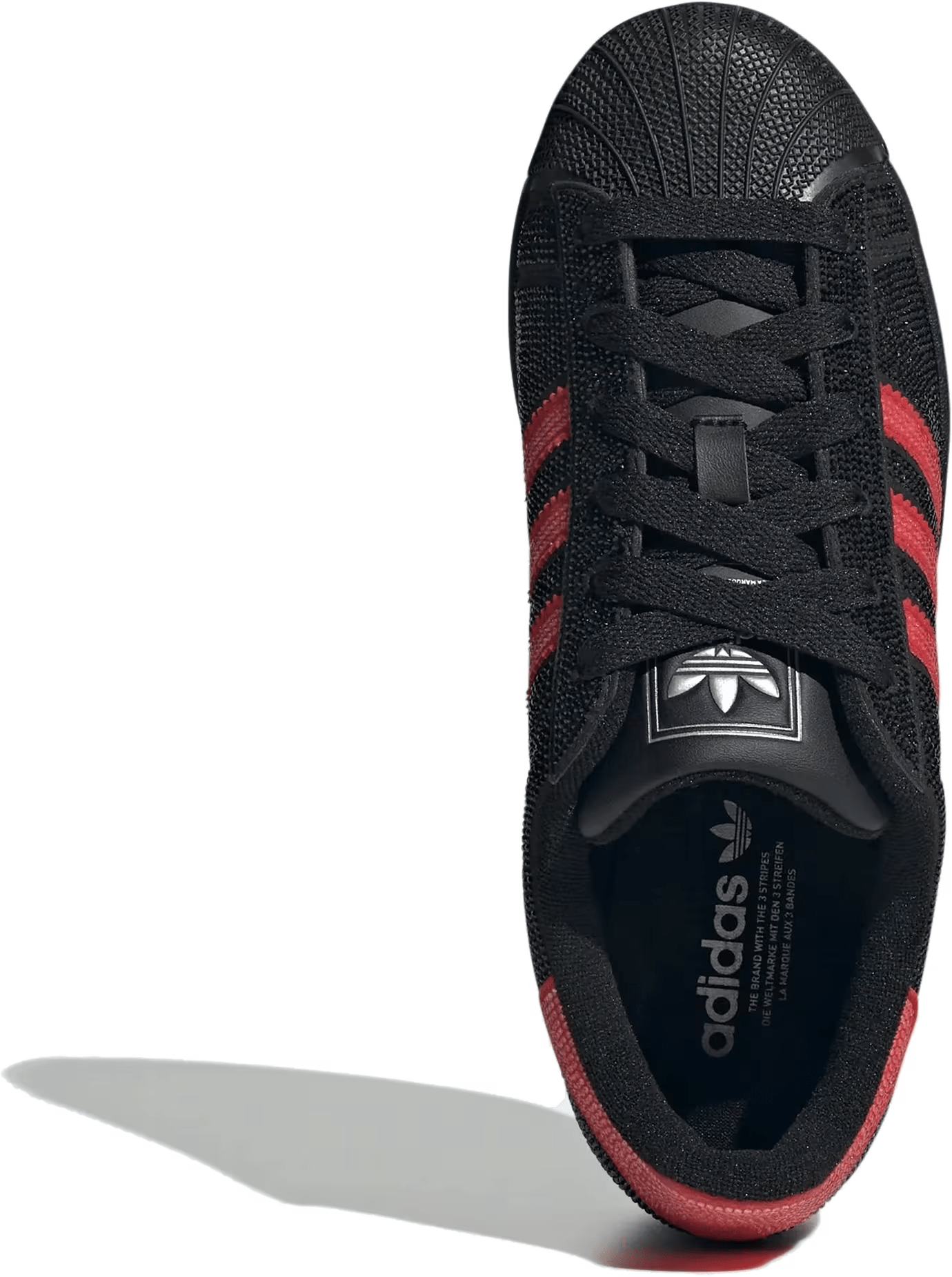 Adidas Superstar II Wmns "Rhinestone Black Better Scarlet"