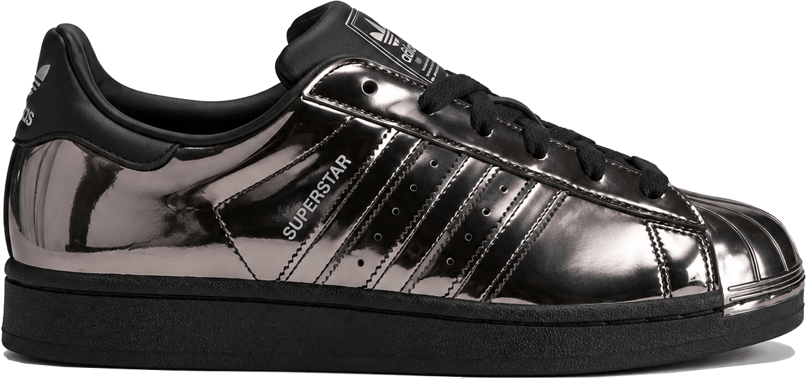 Adidas Superstar II Wmns "Black Silver Metallic"