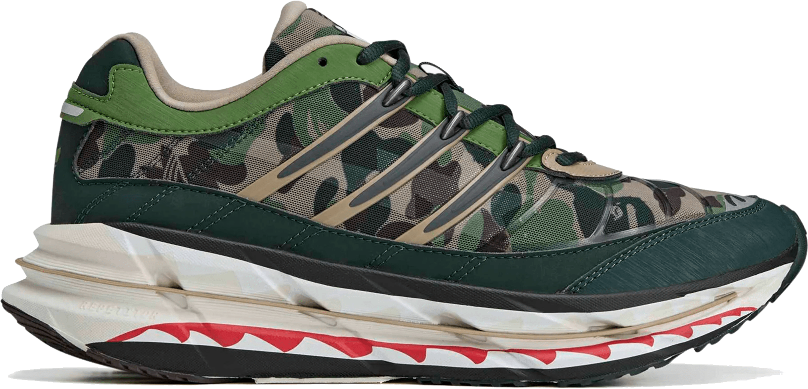 BAPE x Adidas Adistar HRMY "Green Camo"